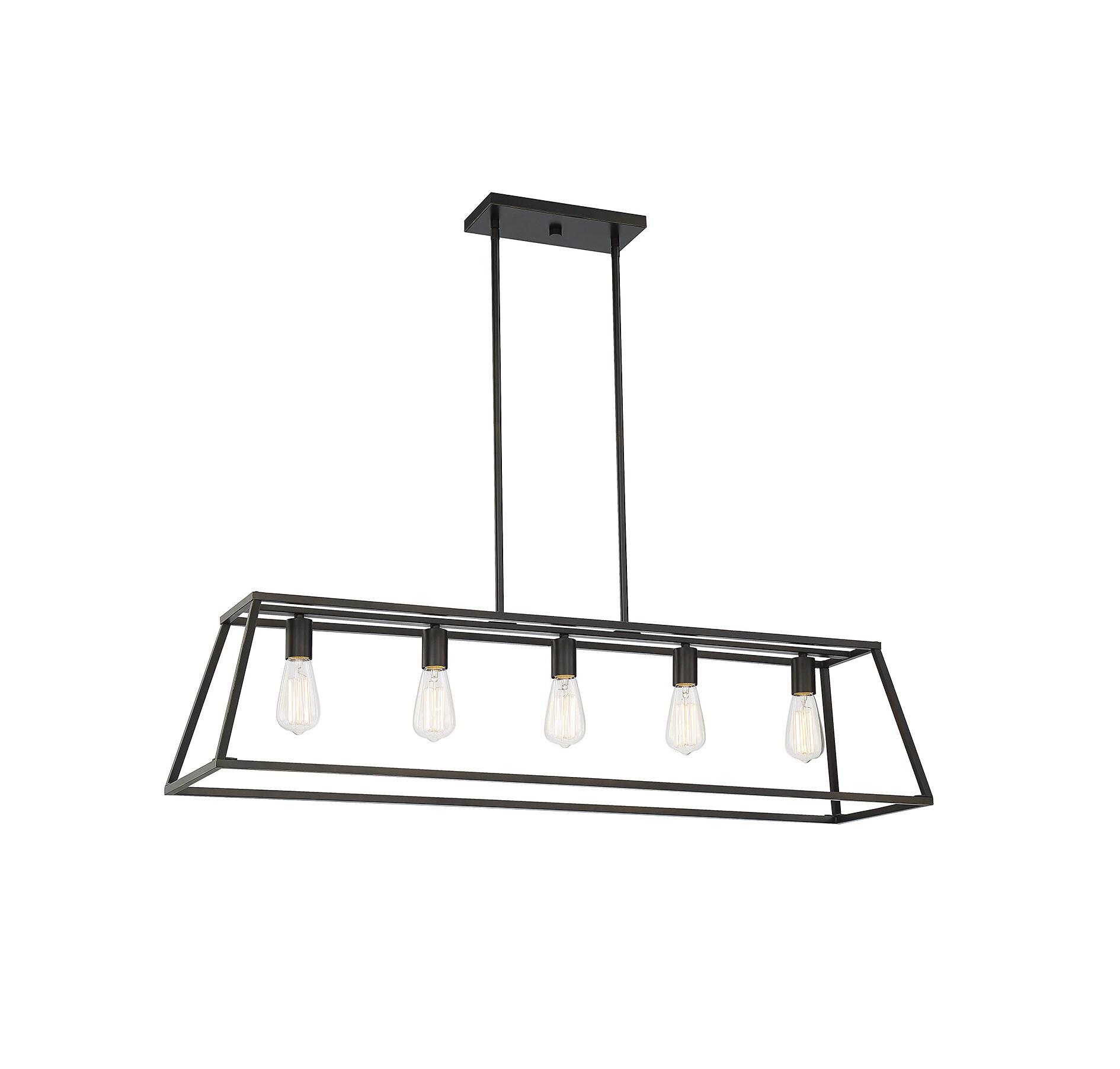 Clare 5 Light Metal Dimmable Kitchen Island Chandelier