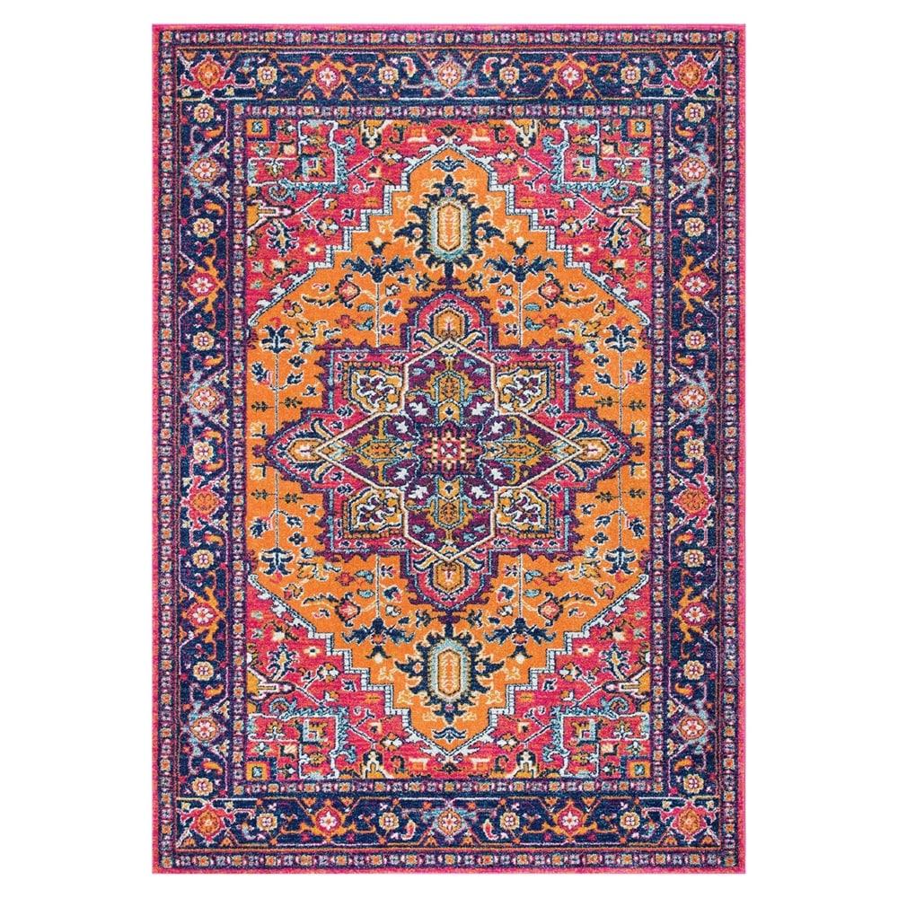 nuLOOM Vonda Fancy Persian Runner Rug, 2' 8" x 8', Orange