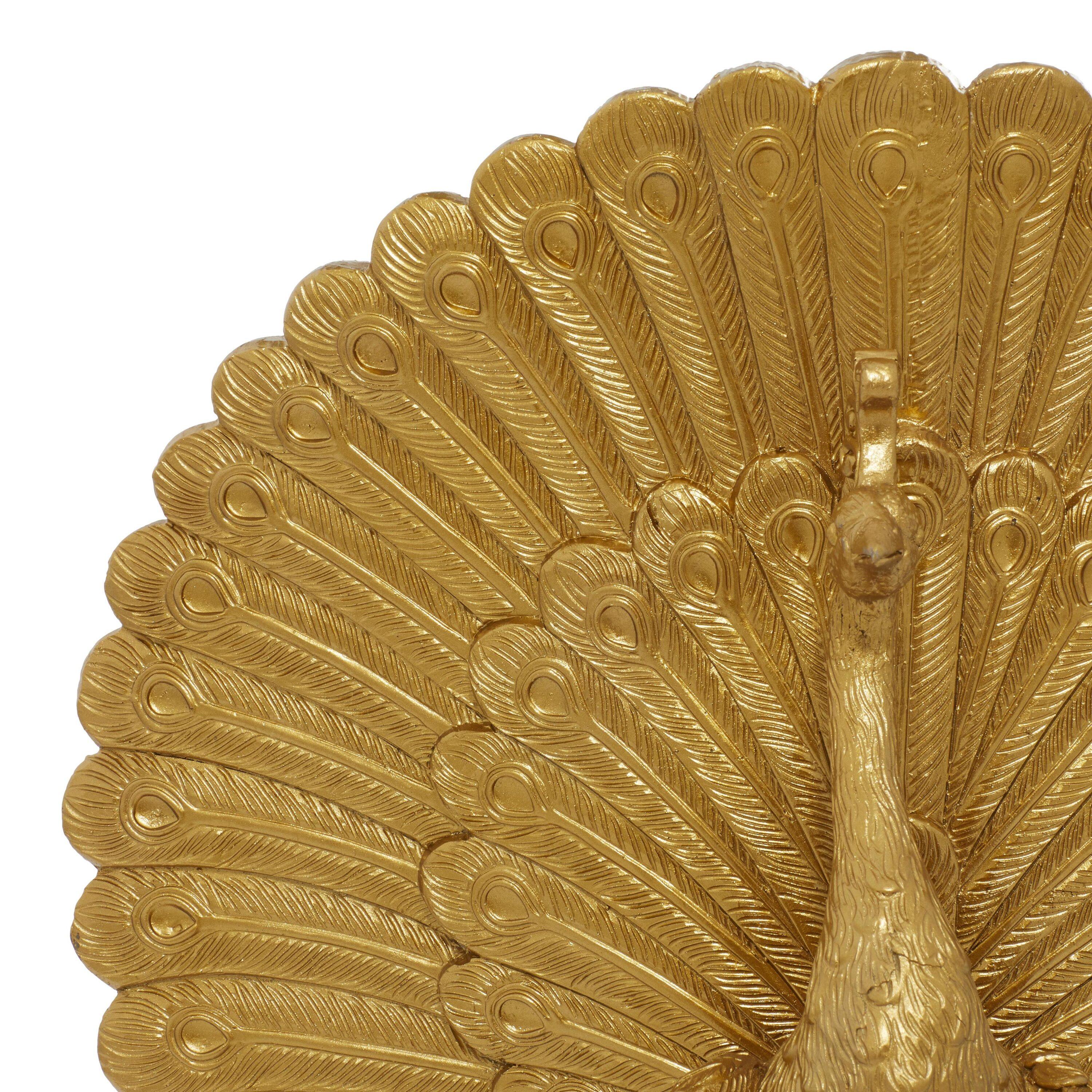 DecMode Gold Polystone Glam Sculpture