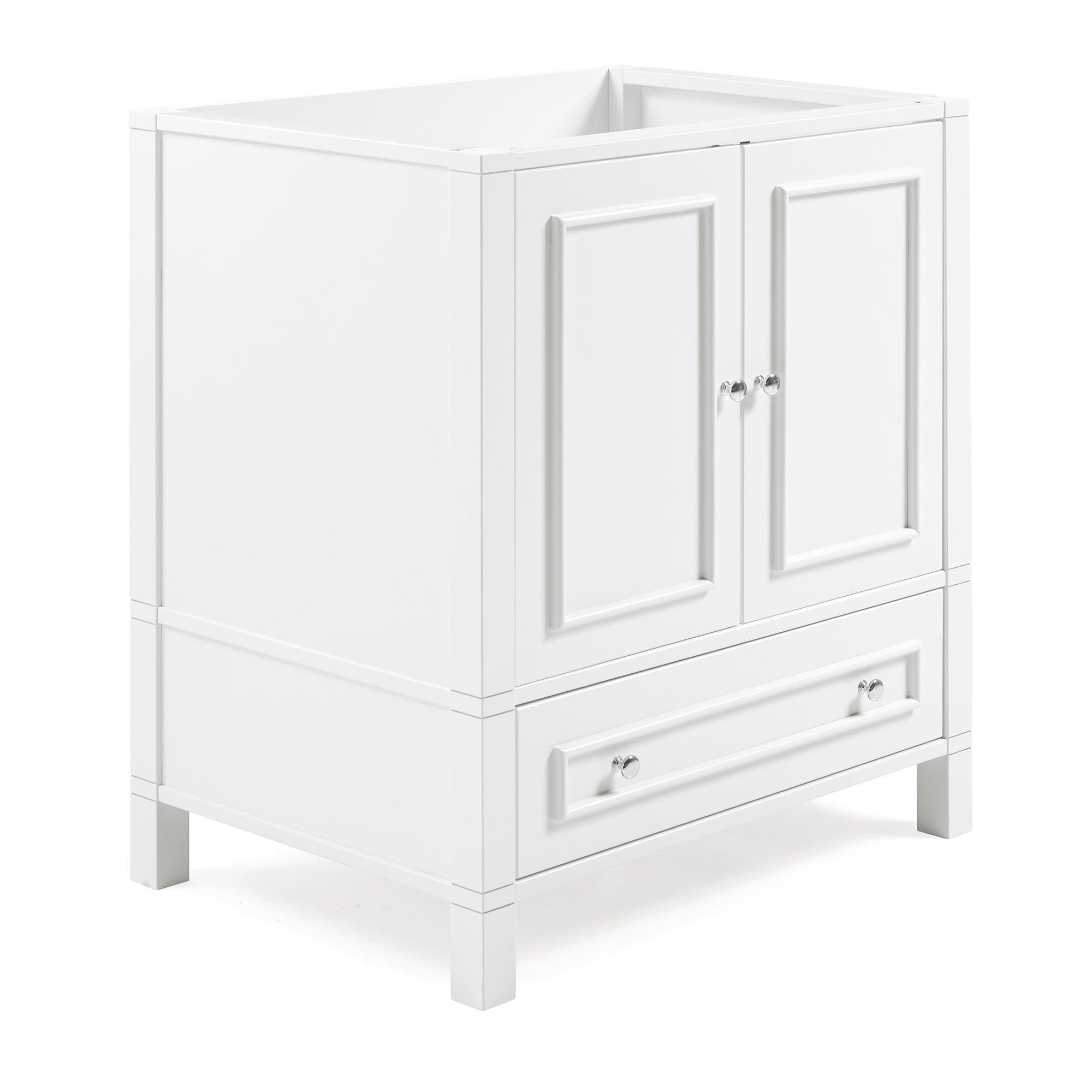 Williamsburg 30"W Transitional Style Vanity Cabinet With Soft Close Doors And Drawers