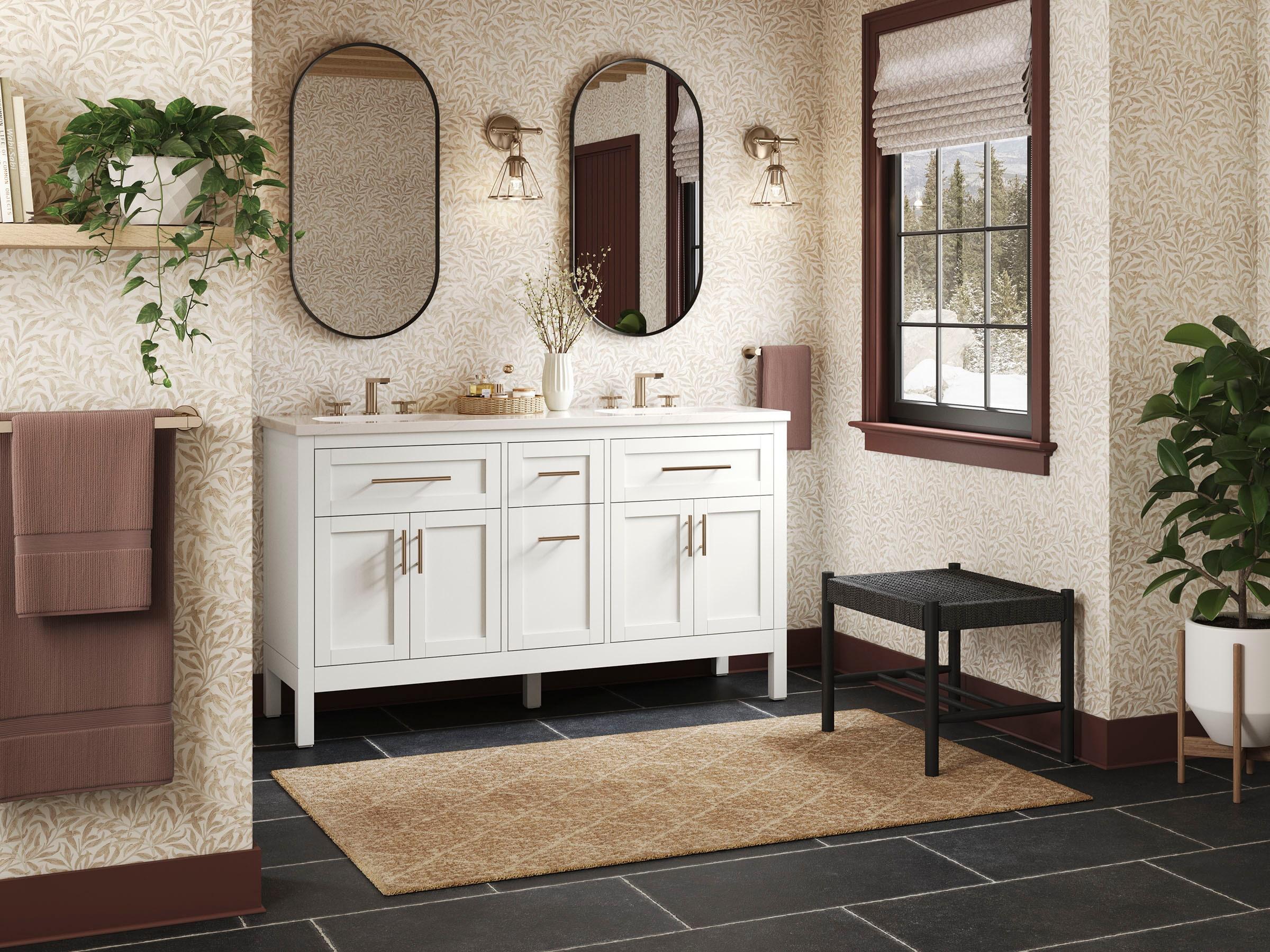 61" Single Bathroom Vanity Set