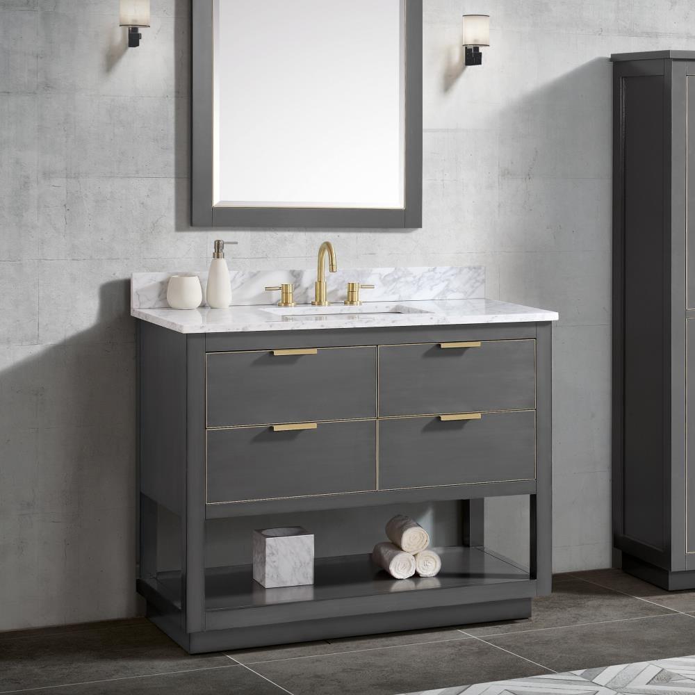 Avanity Allie-V42 Allie 42" Single Free Standing Wood Vanity Cabinet Only - Gold