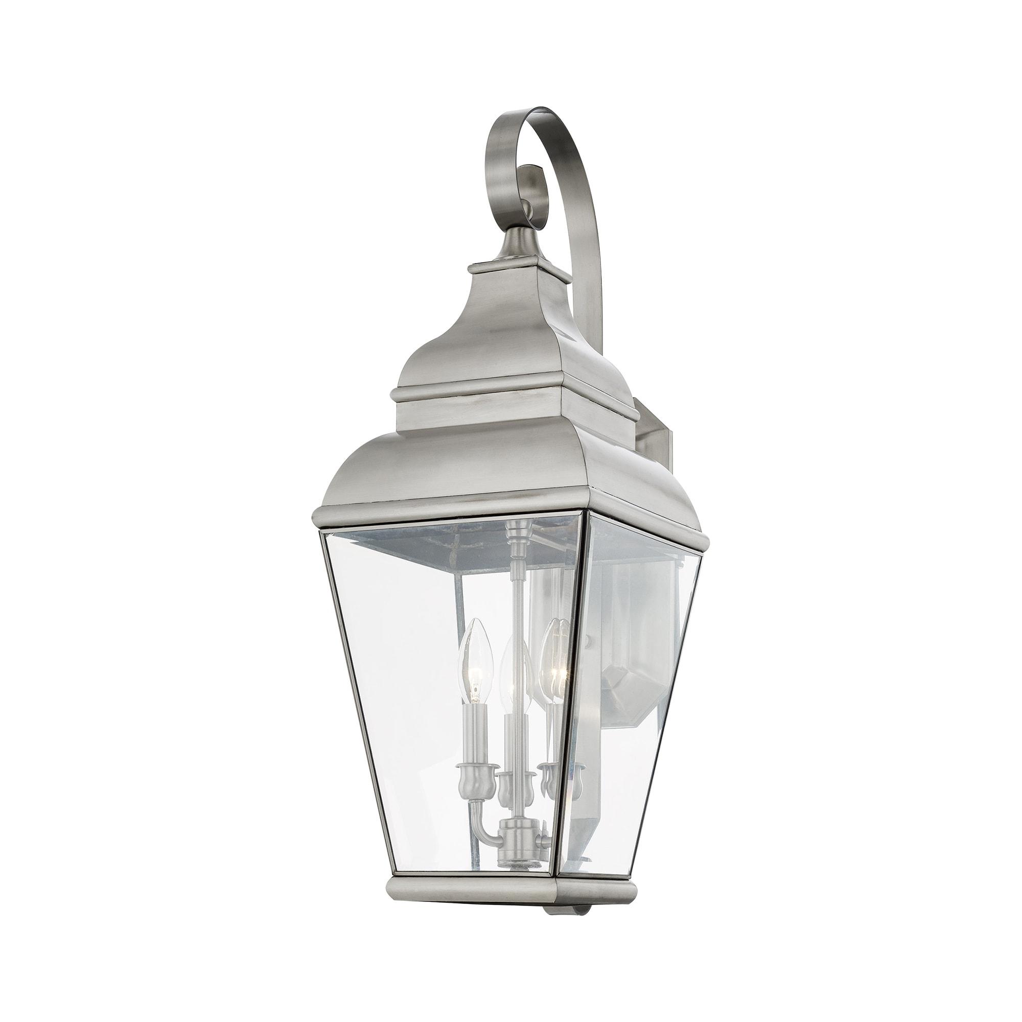 Livex Lighting Exeter 3 - Light Wall Light in  Brushed Nickel