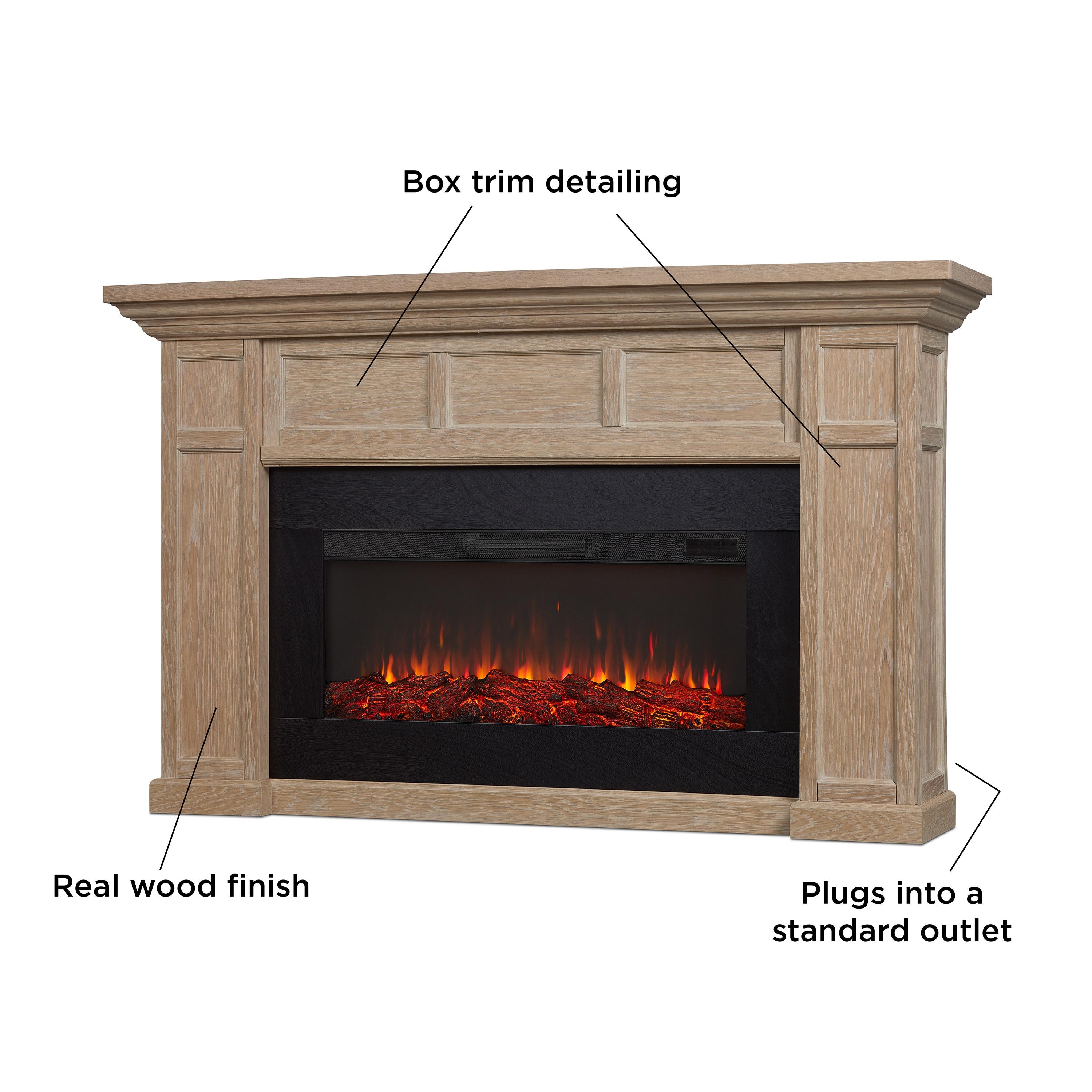 Alcott 75" Landscape Electric Fireplace by Real Flame