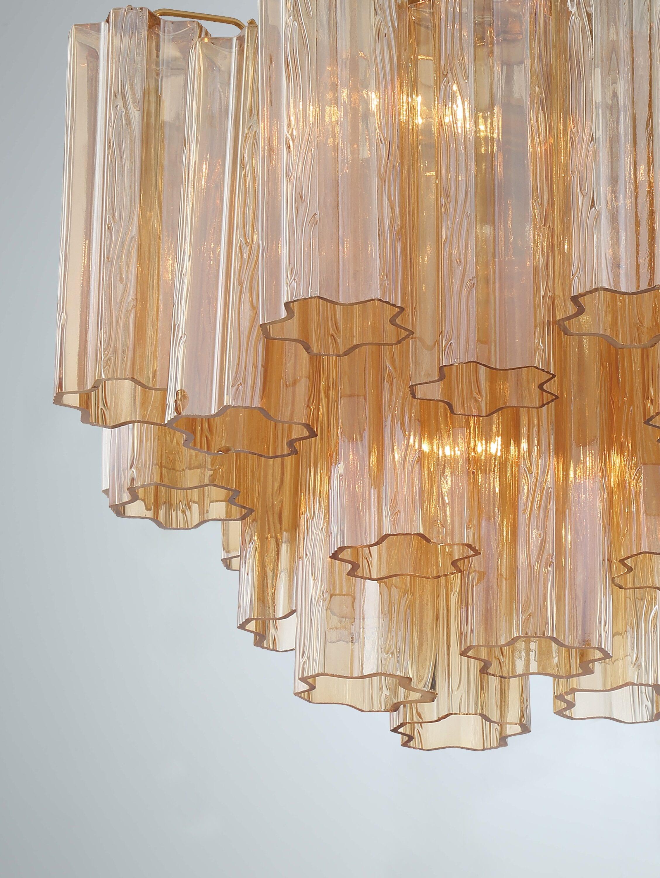 Crystorama Lighting Addis 4 - Light Chandelier in  Aged Brass