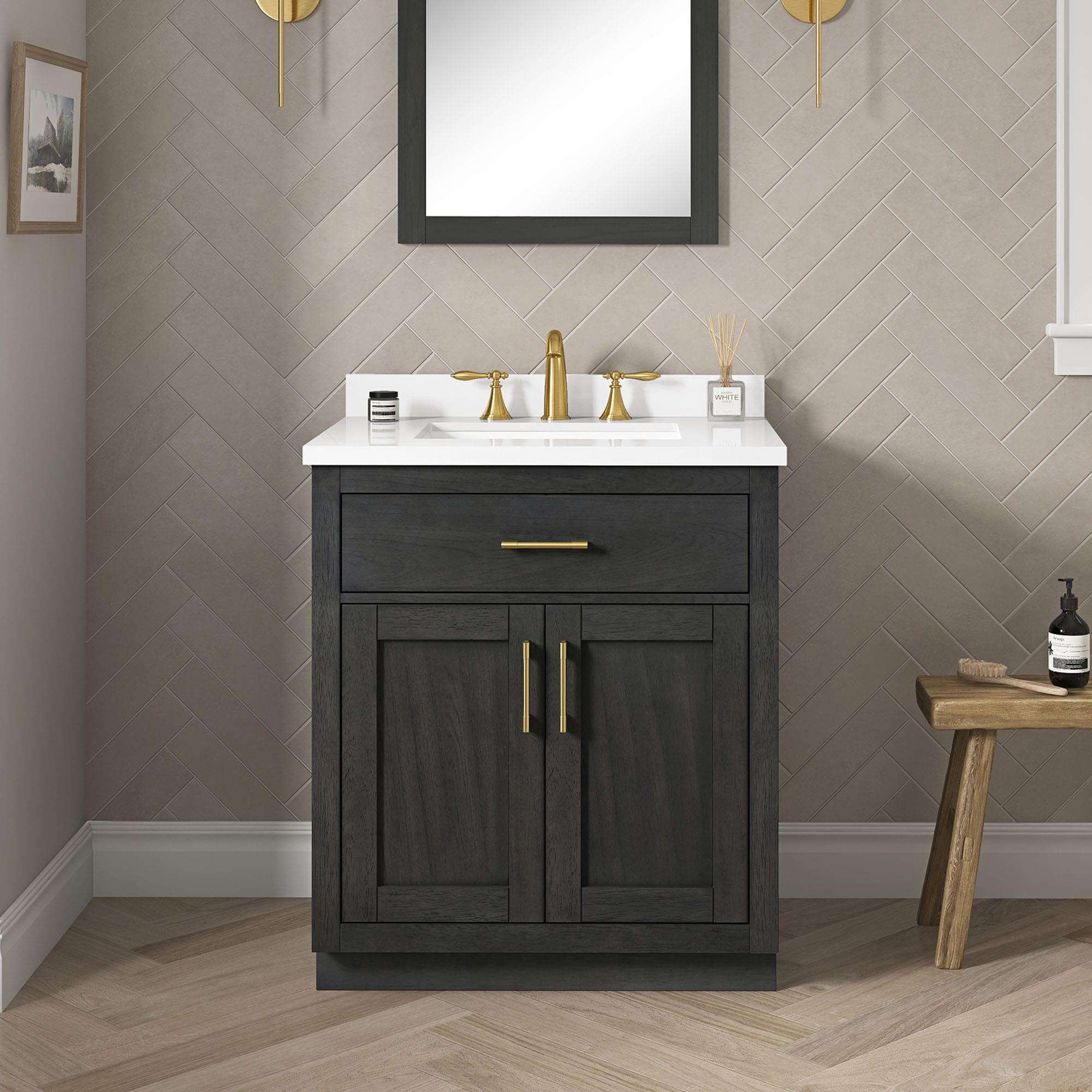 OVE Decors Bailey 30" Single Bathroom Vanity Set with Premium Countertop