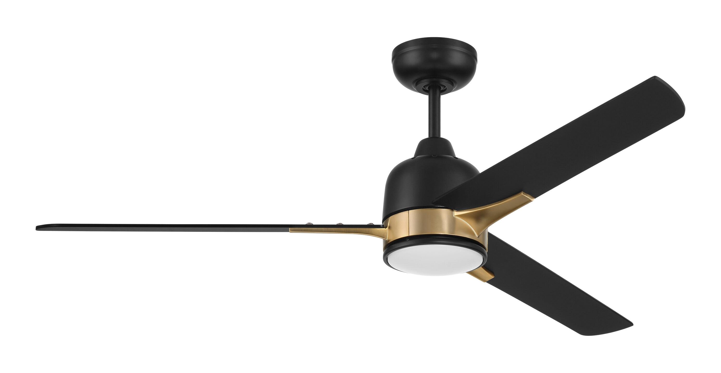 Latitude Run® Eiladh 52" Ceiling Fan with LED Lights & Wall Control