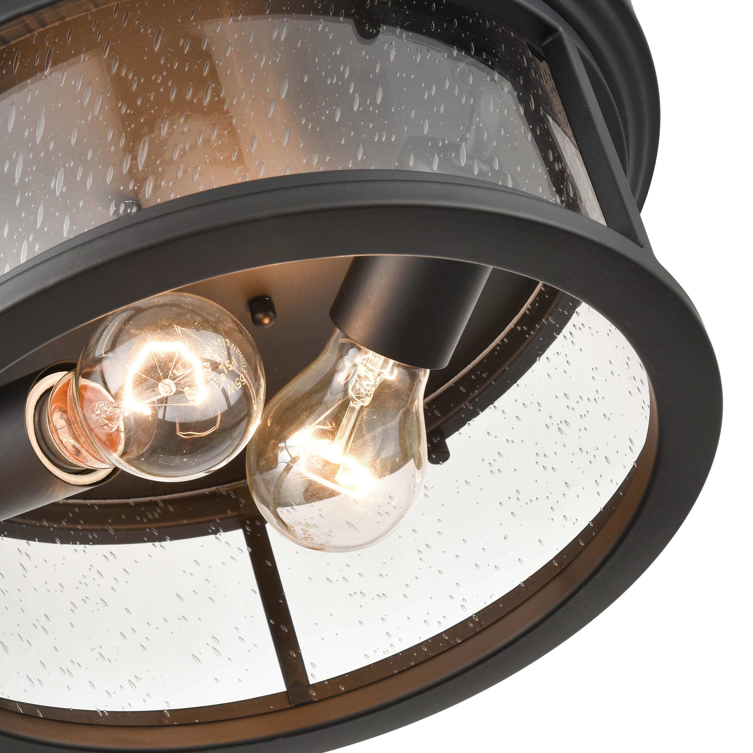 Bresley 2 - Bulb Outdoor Flush Mount