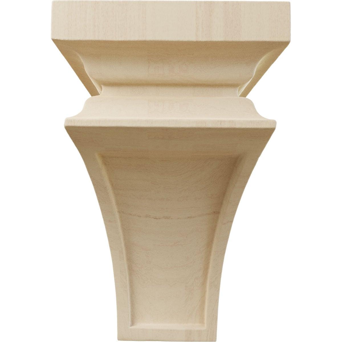 Mini Nevio Natural Rubberwood Decorative Corbel 3.5" x 3.75" x 6"