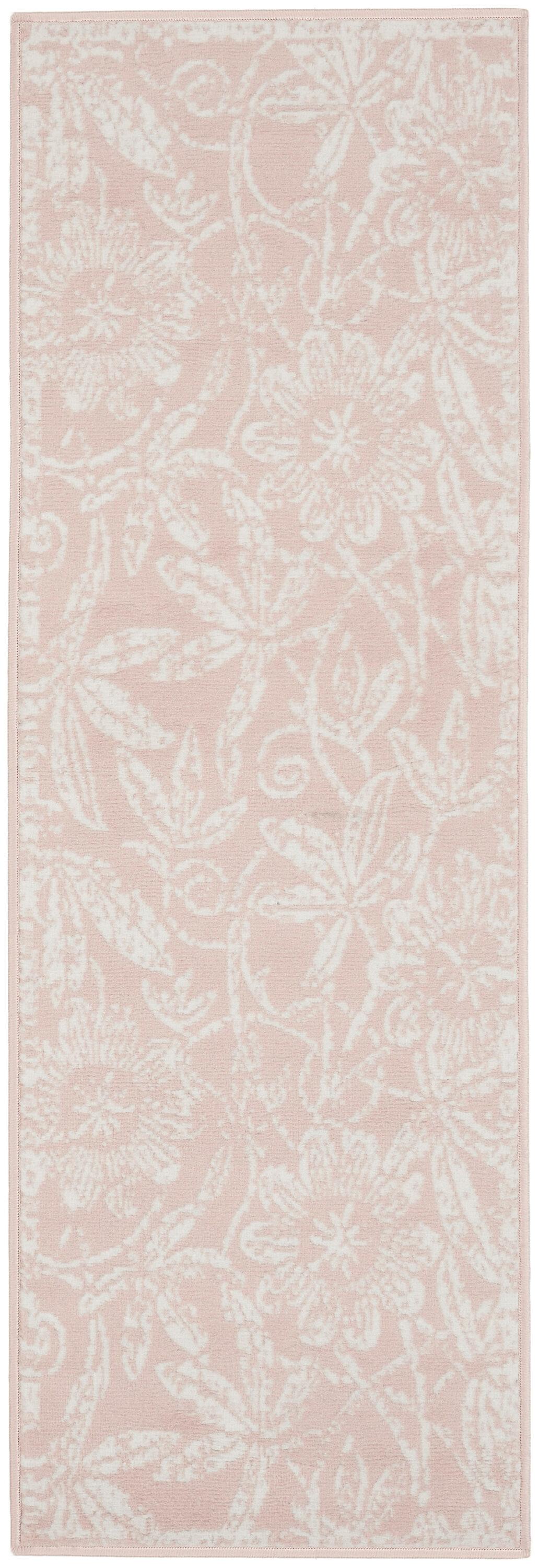 Nourison Whimsicle WHS05 Indoor only Area Rug - Pink 2' x 6'