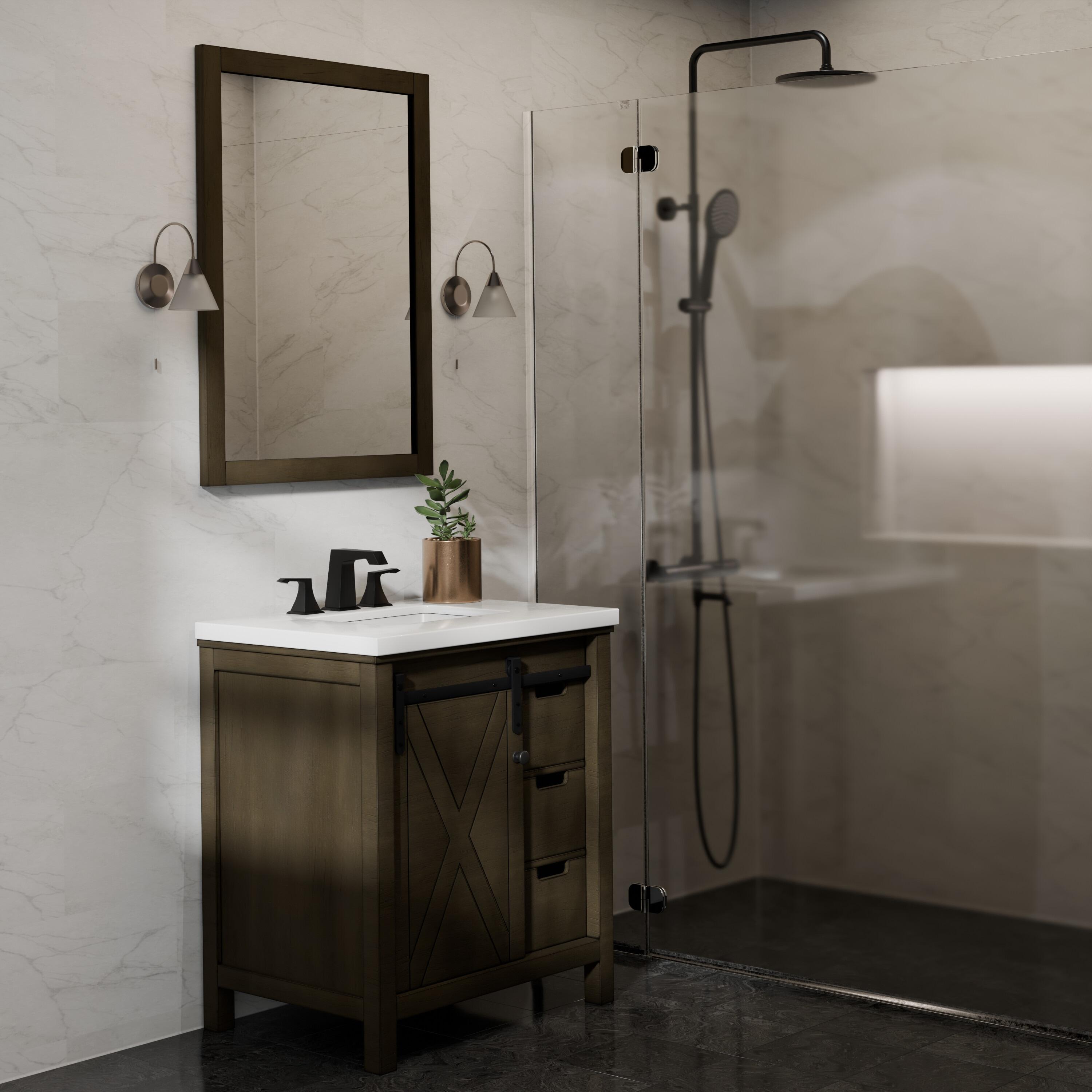 Lexora Marsyas 30 in W x 22 in D Single Bath Vanity