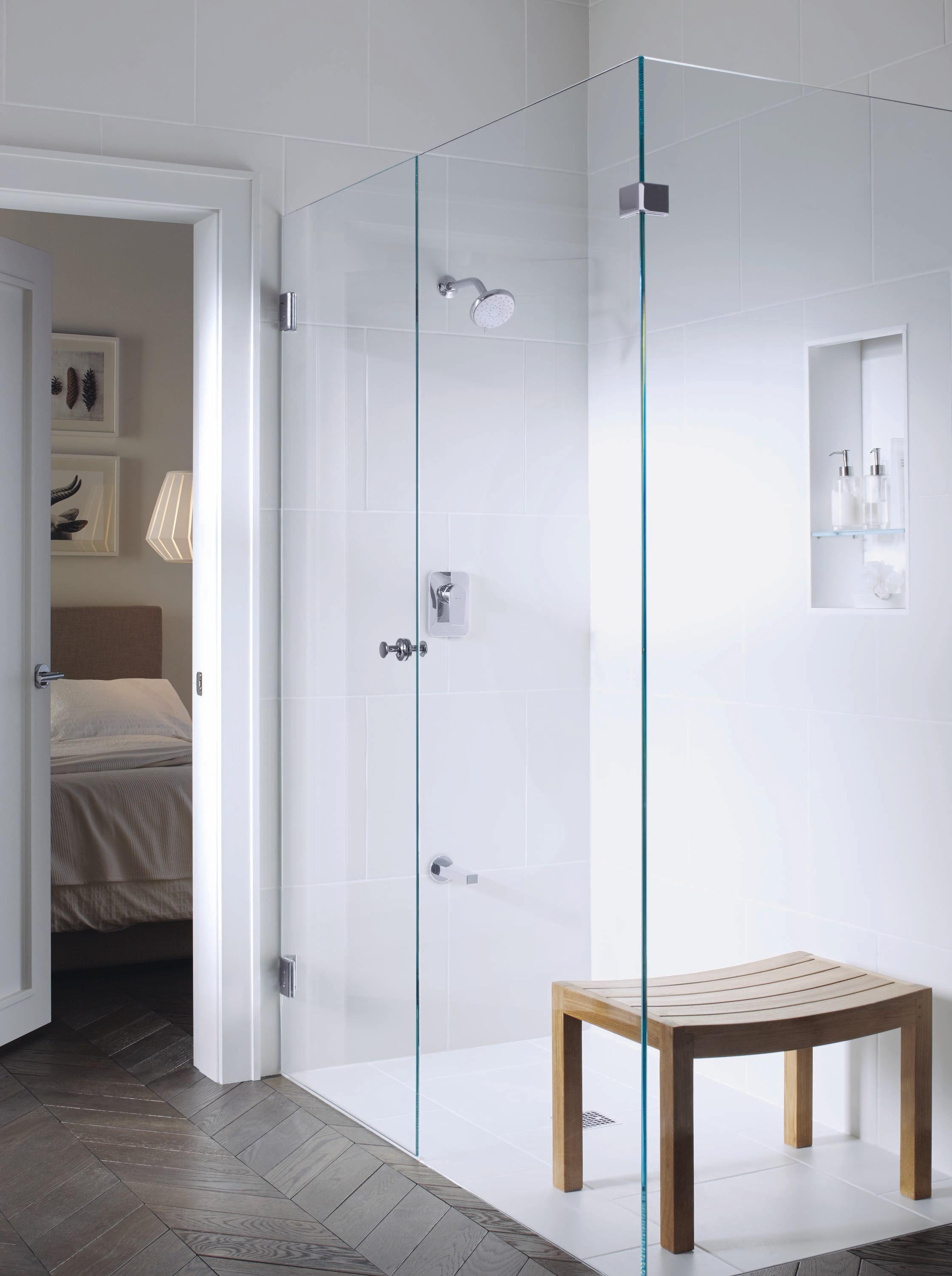 Triton Wall-Mount Valve Trim with Cross Handles, Requires Valve