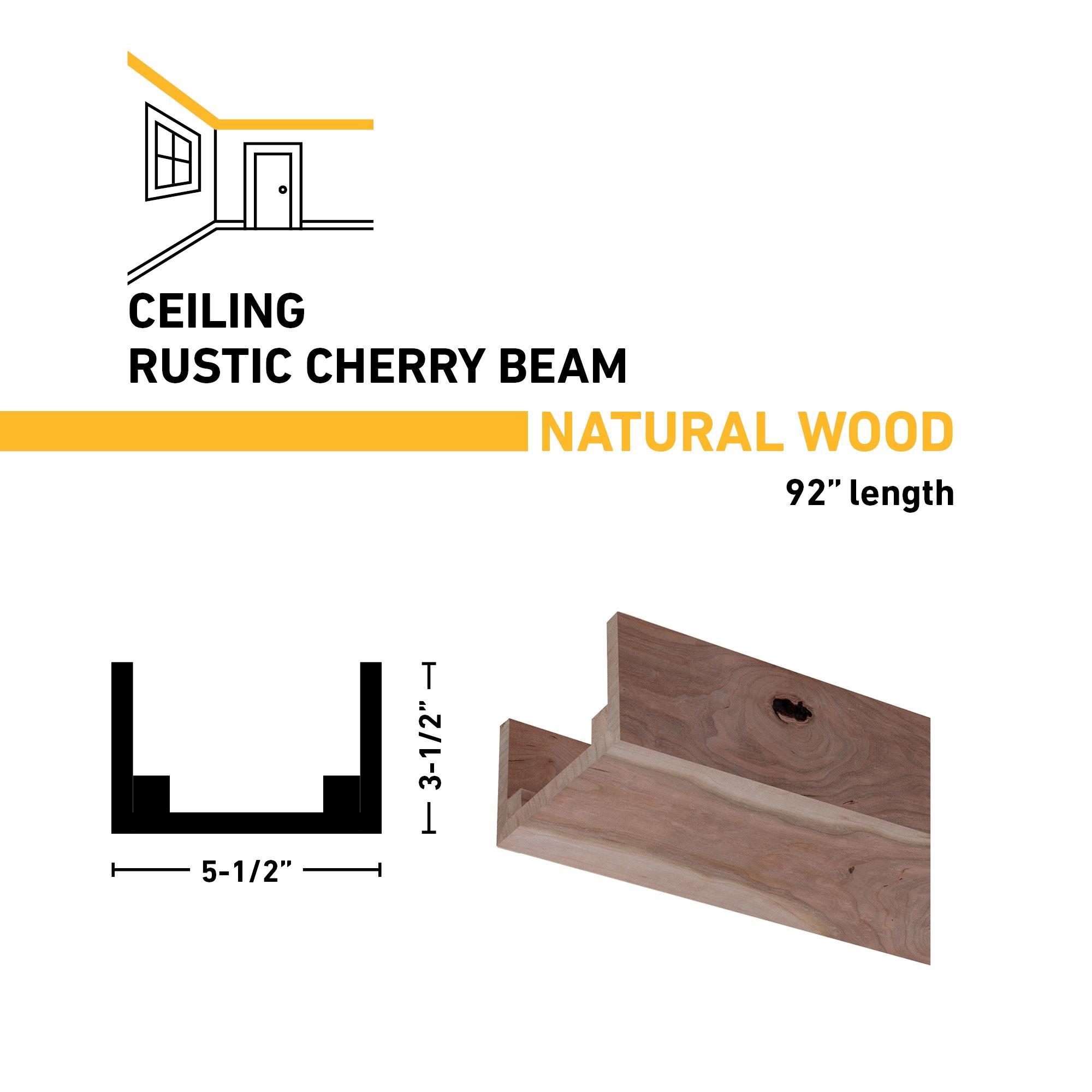 Rustic Box Beam Cherry