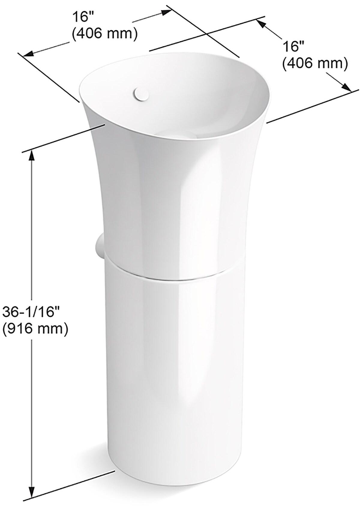 Veil® Pedestal Lavatory