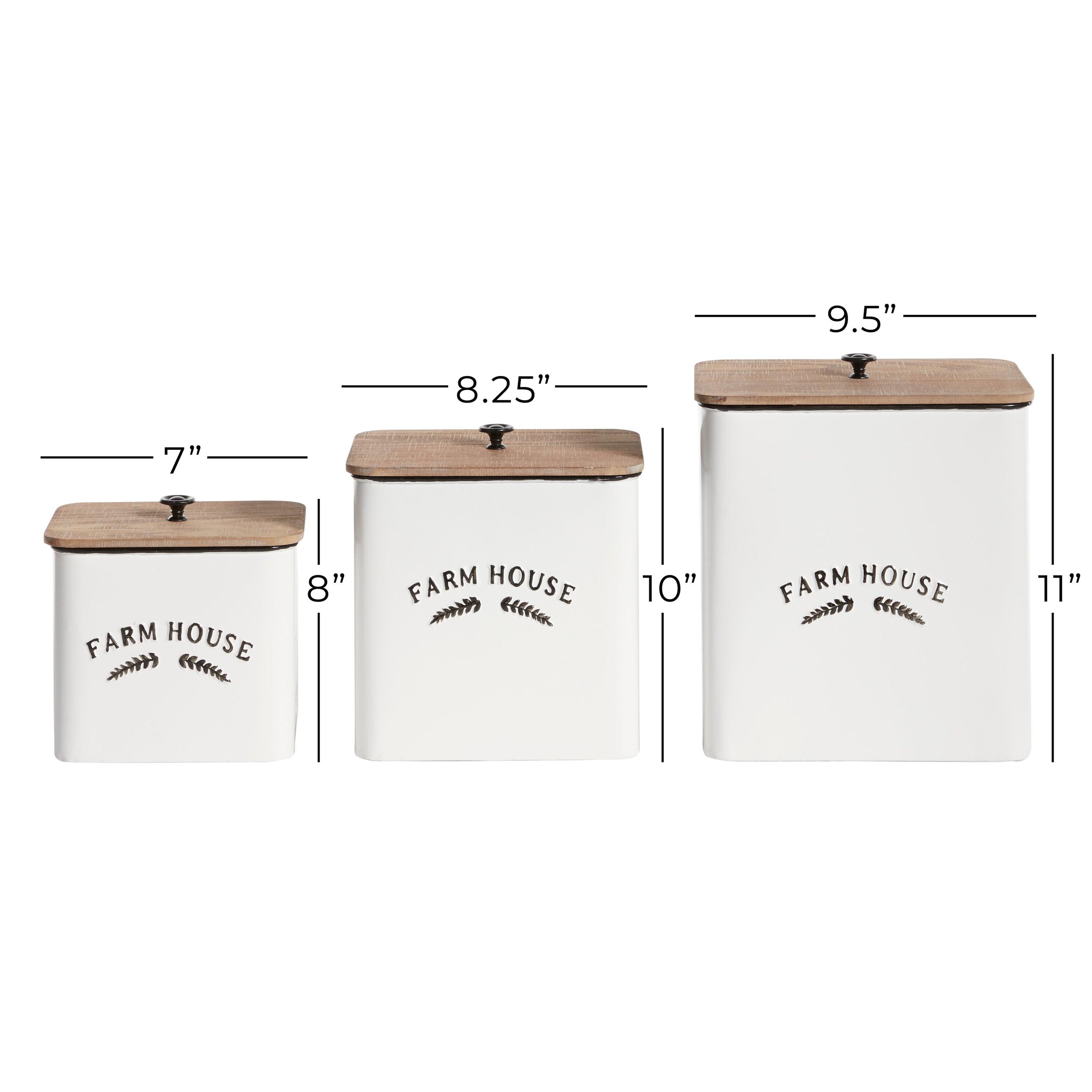 Metal Canister - Set of 3