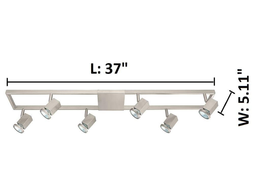 93679A-Eglo Lighting-Zeraco - Six Light Track Light