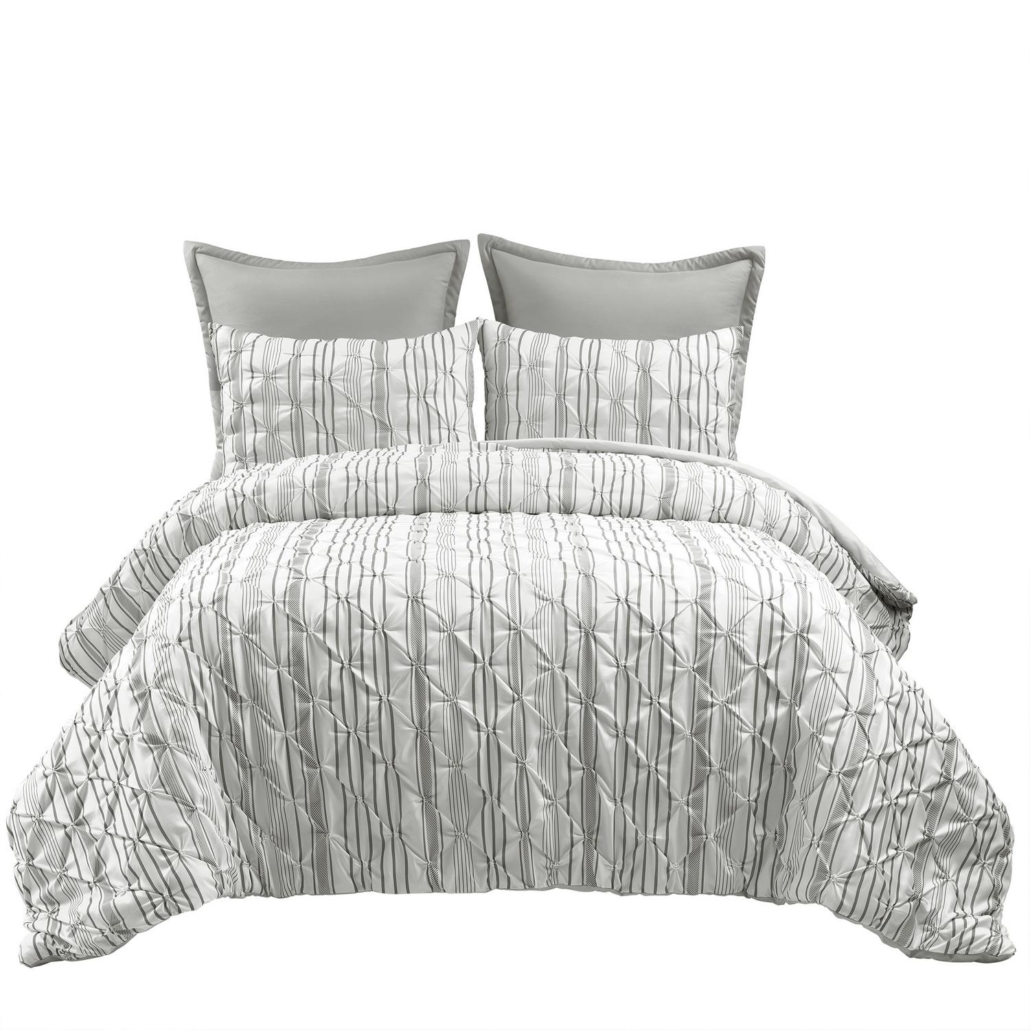 Lush Decor Ravello Pintuck 5 Piece Comforter Set