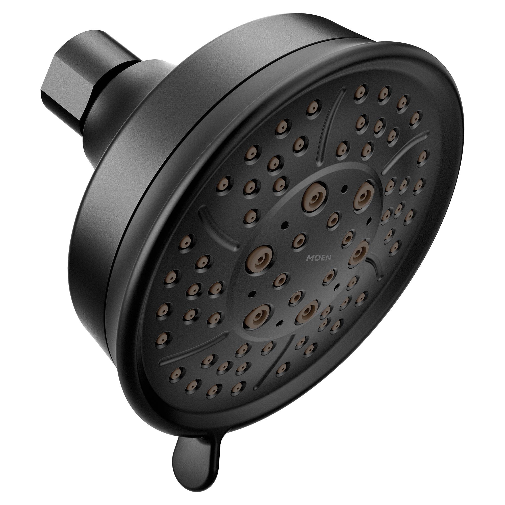 Matte Black Multi-Function Wall Mounted Shower Head