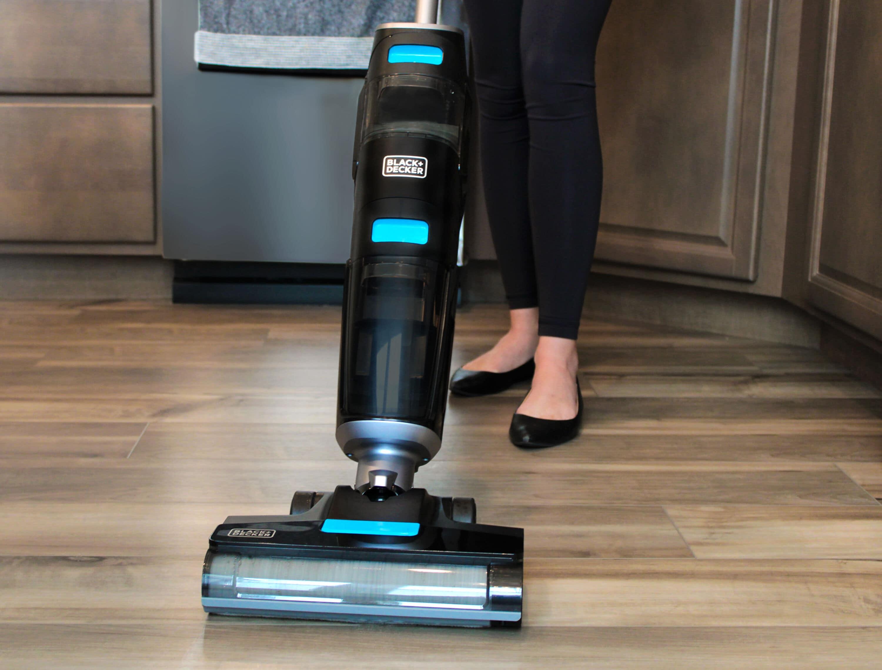 Black + Decker Multi-Surface Cordless Wet and Dry Vacuum + Wash Duo with Accessories Black: Rechargeable, Bagless, Foam Filter, Lithium Ion Battery