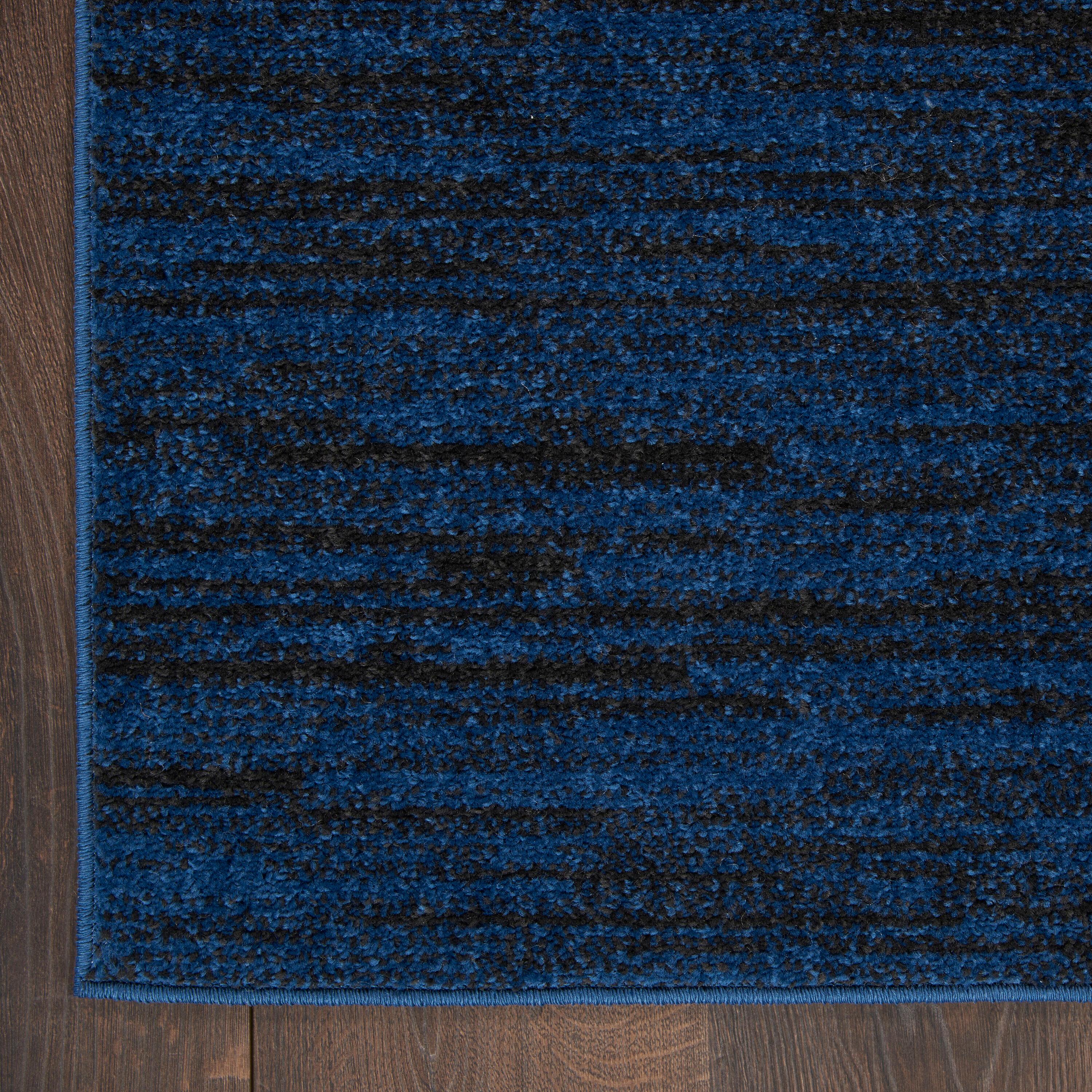 Nourison Nourison Essentials NRE01 Indoor/outdoor Area Rug - Midnight Blue 9' x 12'