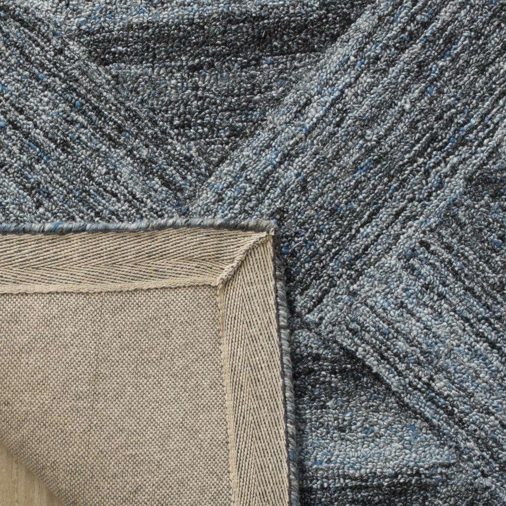 SAFAVIEH Abstract Phillis Geometric Chevron Area Rug, Blue/Black, 6' x 6' Square