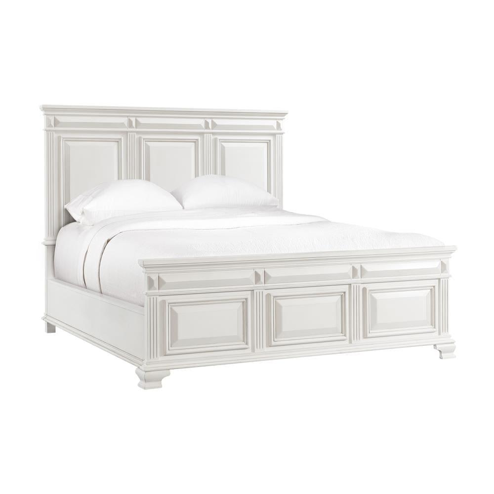 Picket House Furnishings Trent King Panel Bed in White