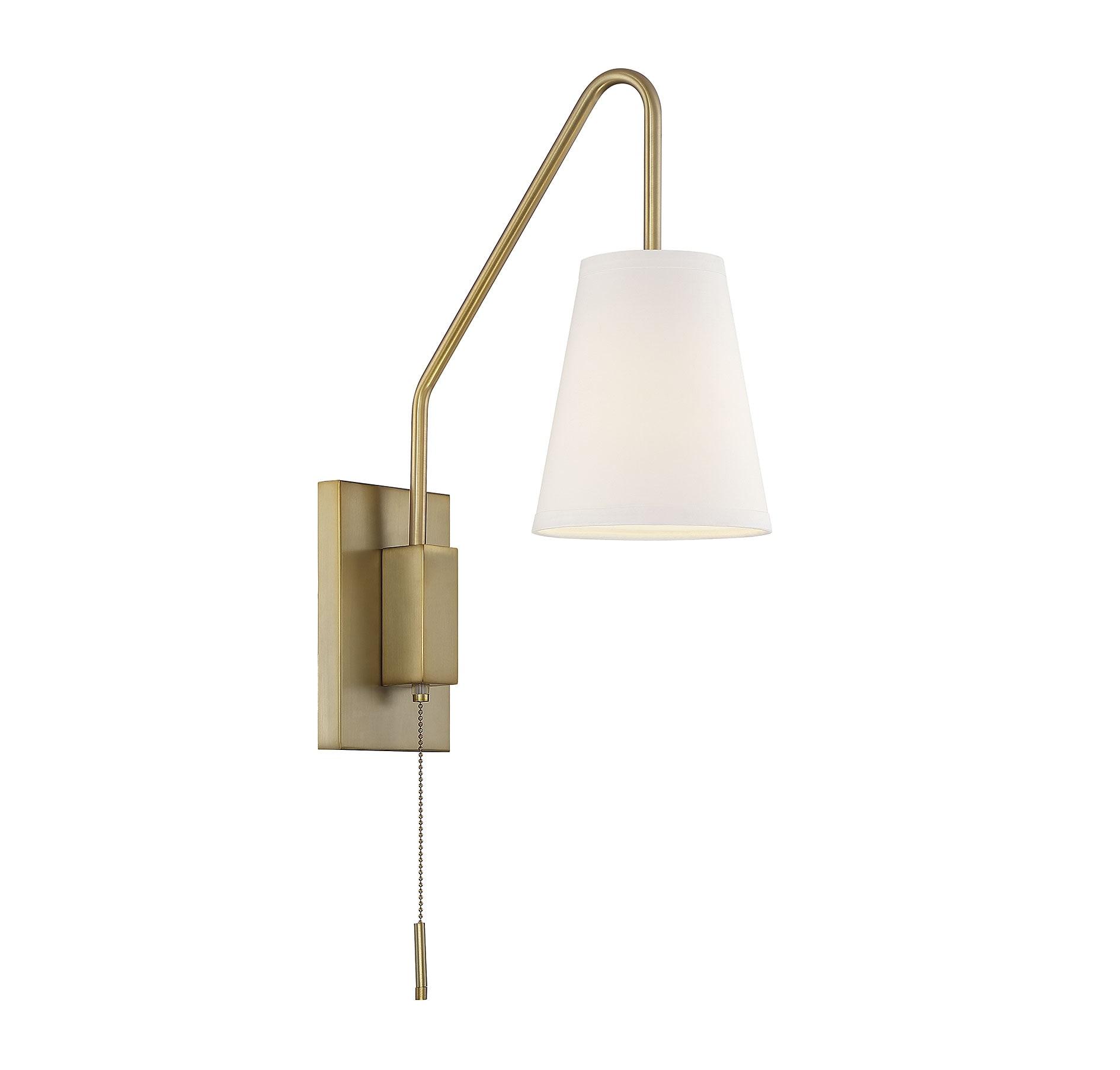 Savoy House Owen 1 - Light Swing Arm Lamp in  Warm Brass