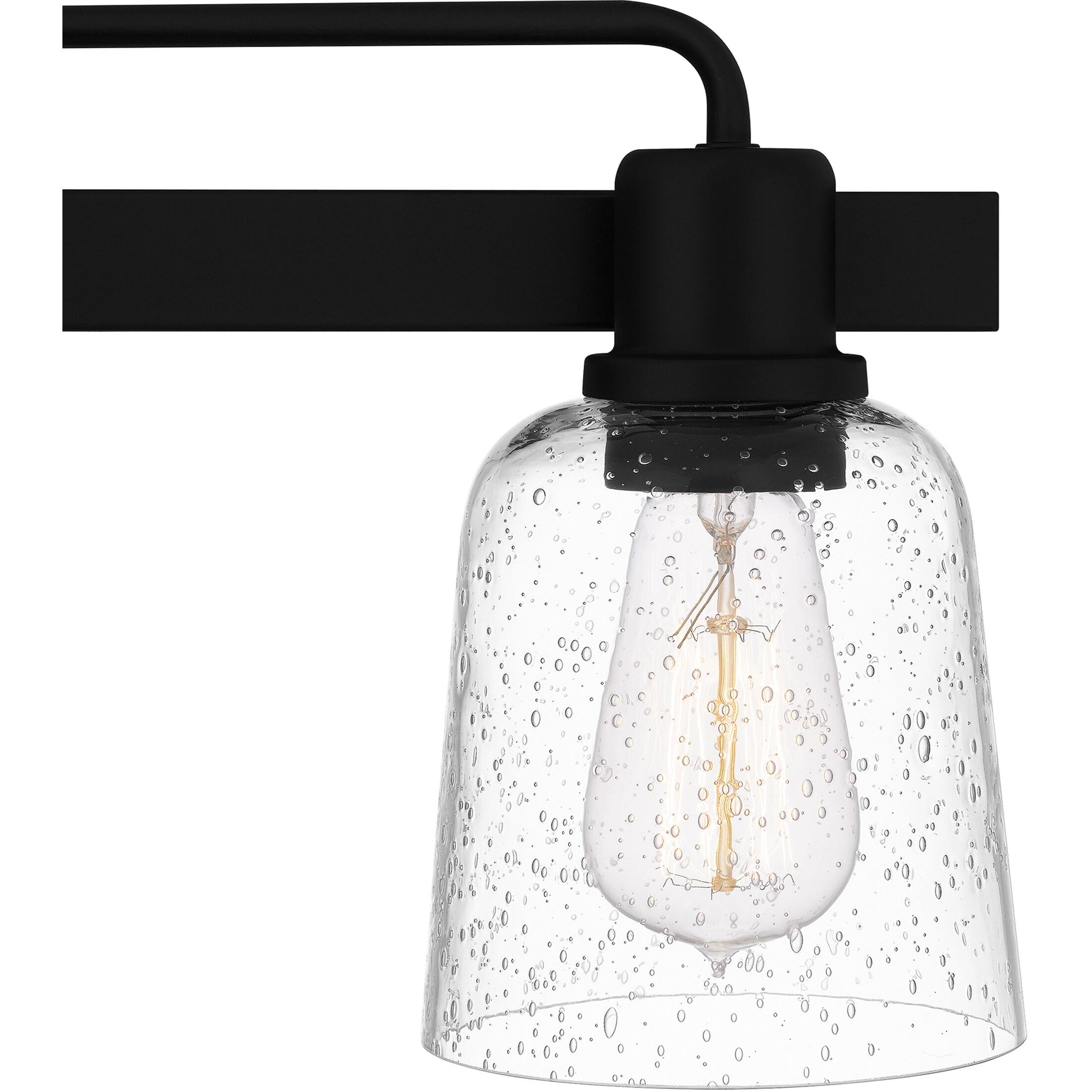 Quoizel Lighting Lydia 3 - Light Vanity in  Matte Black