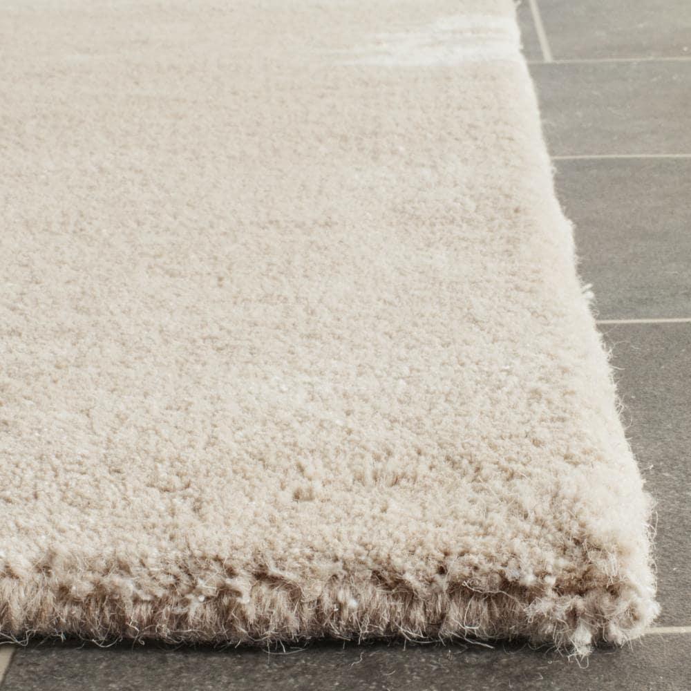 Bella BEL131 Hand Tufted Area Rug - Sand/Ivory - 5'x8' - Safavieh.