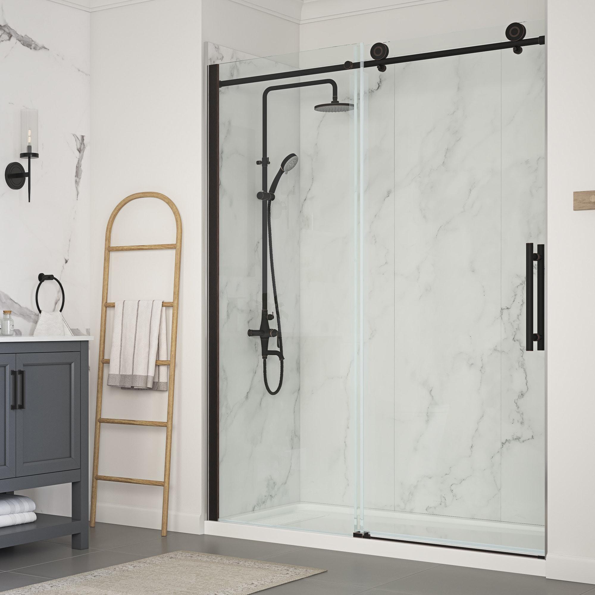 OVE Decors Bel Soft Close 60" x 78" Frameless Sliding Soft Close Shower Door