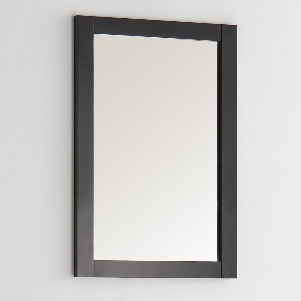Hartford 20" Traditional Rectangular Wood Framed Bathroom Vanity Mirror