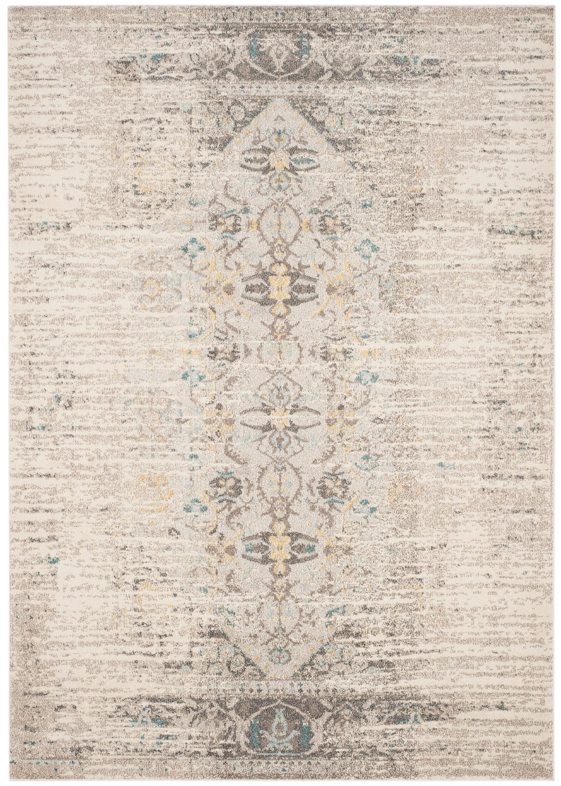 Monaco MNC209 Power Loomed Indoor Area Rug - Grey/Multi - 6'7"x9'2" - Safavieh.