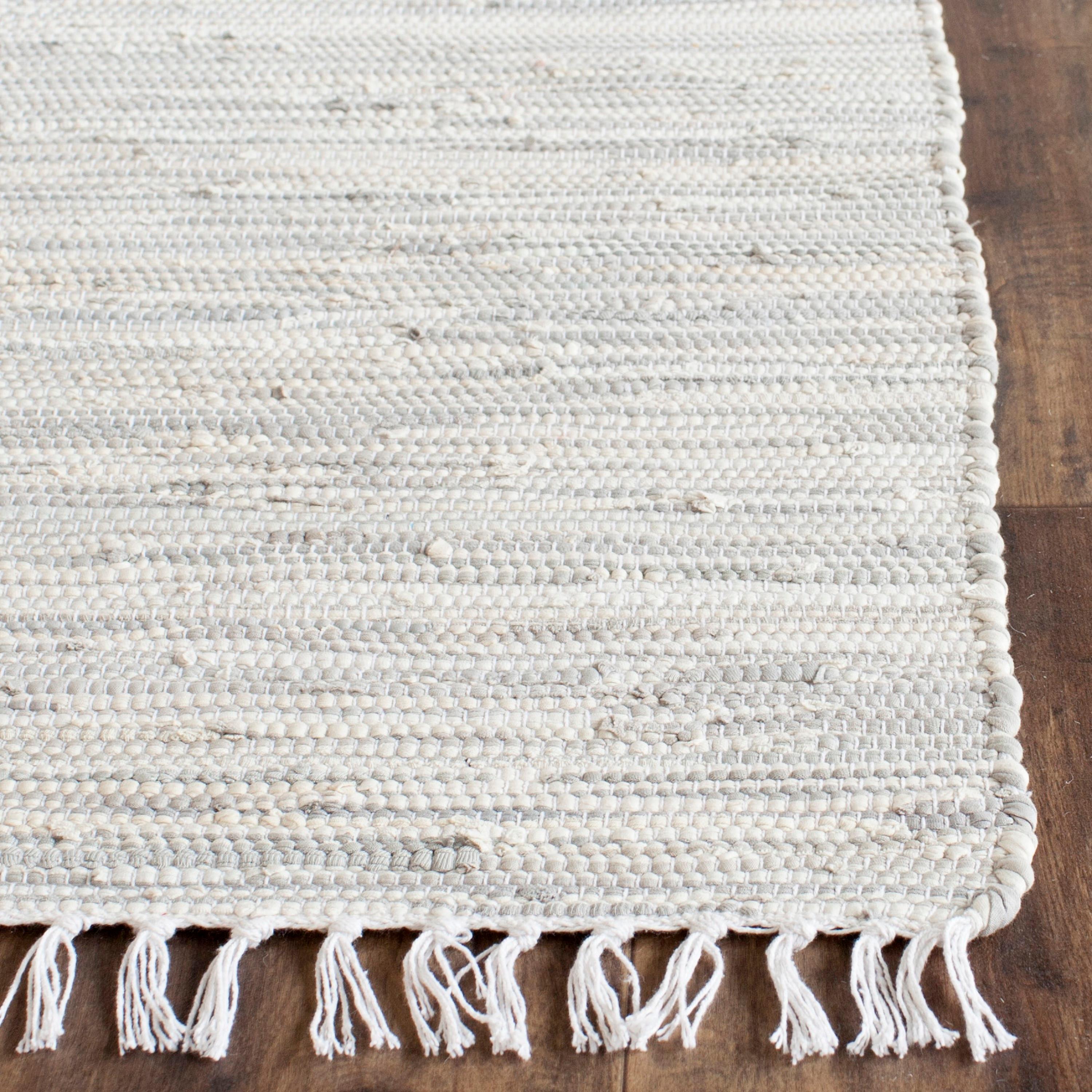 Montauk MTK753 Hand Woven Runner Rug - Silver - 2'3"x6' - Safavieh.