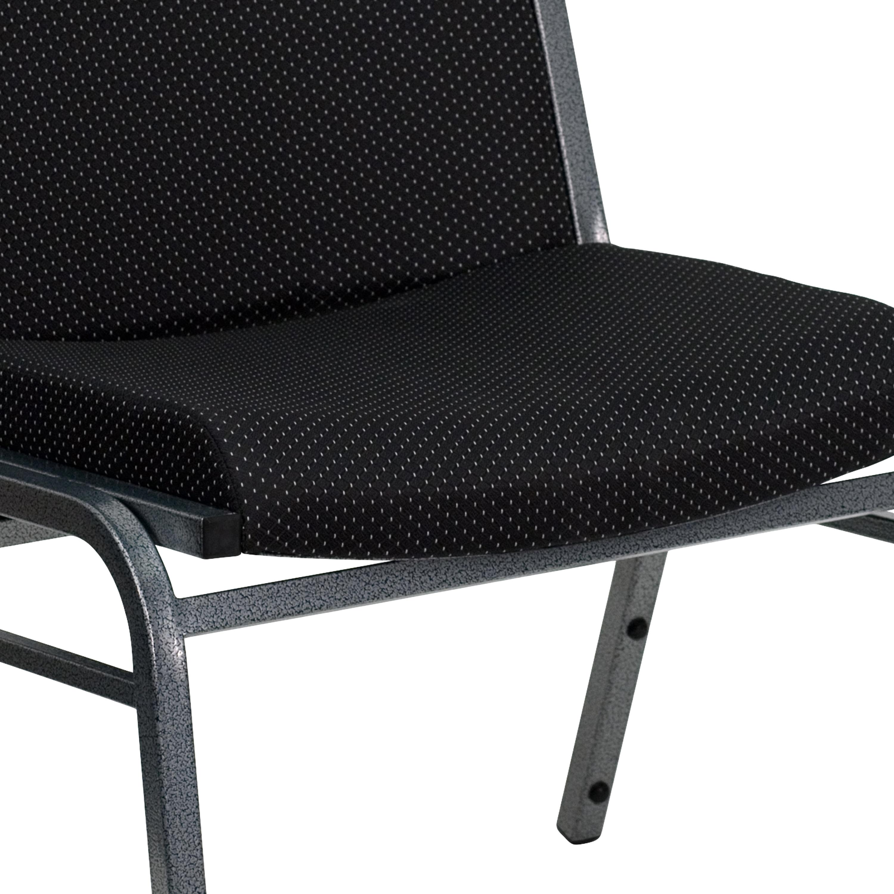 Flash Furniture Divine Multipurpose Big & Tall 1000 lb. Rated Stacking Guest Chairs for Business or Home Use (Set of 2)