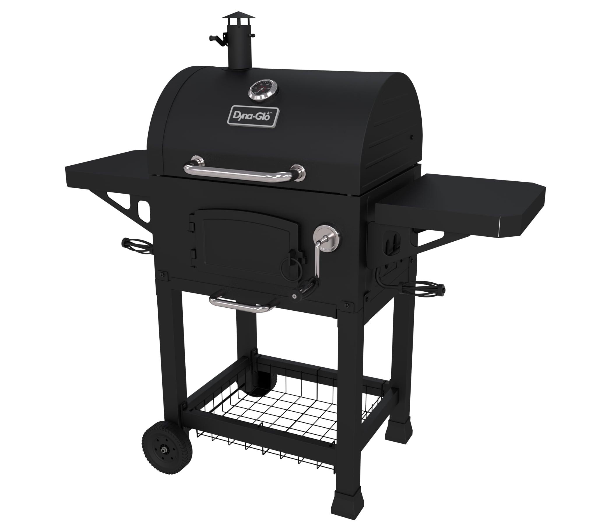 Dyna-Glo 50" Barrel Charcoal Grill with Side Shelves