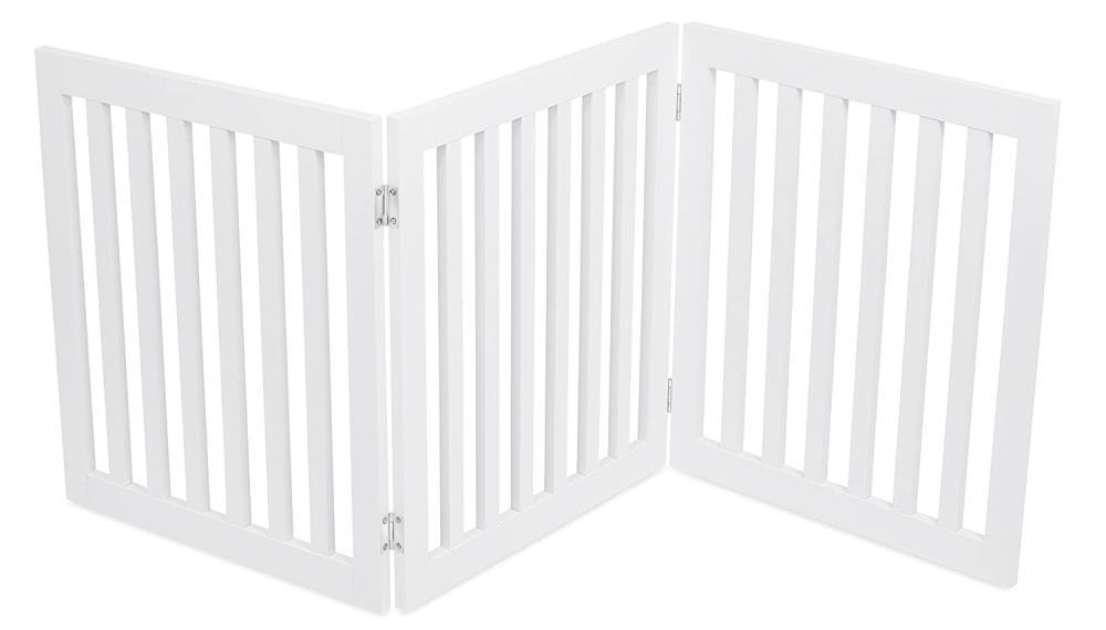 BirdRock Home Wood Free Standing Pet Gate