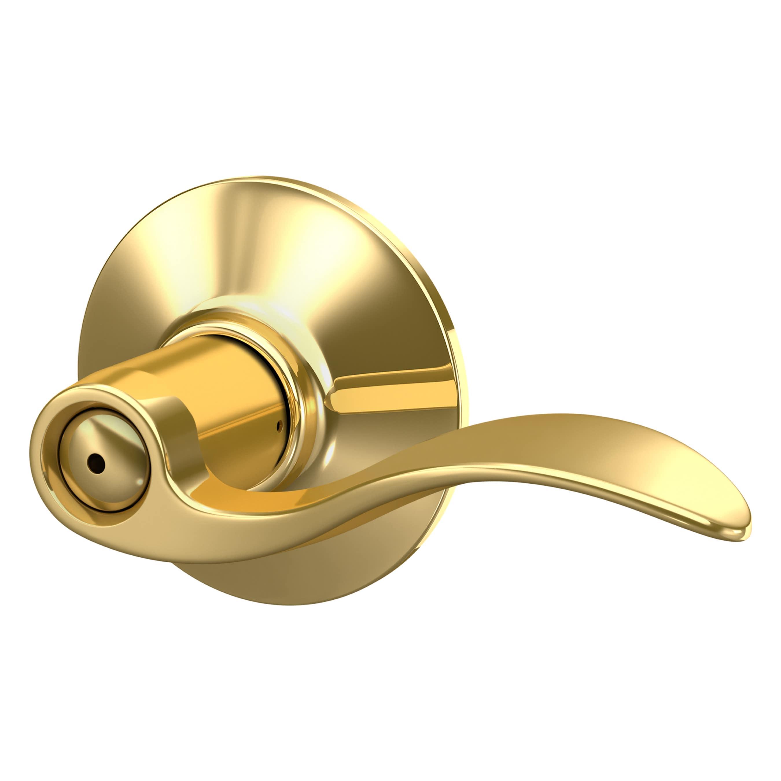 Accent Privacy Door Lever with Rosette