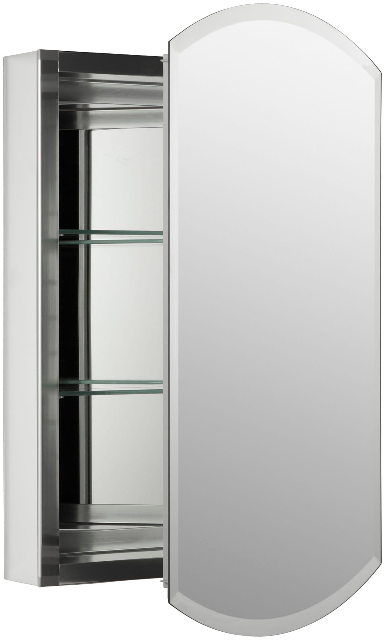 Kohler Archer 20" x 31" Single Door Frameless Mirrored Medicine Cabinet