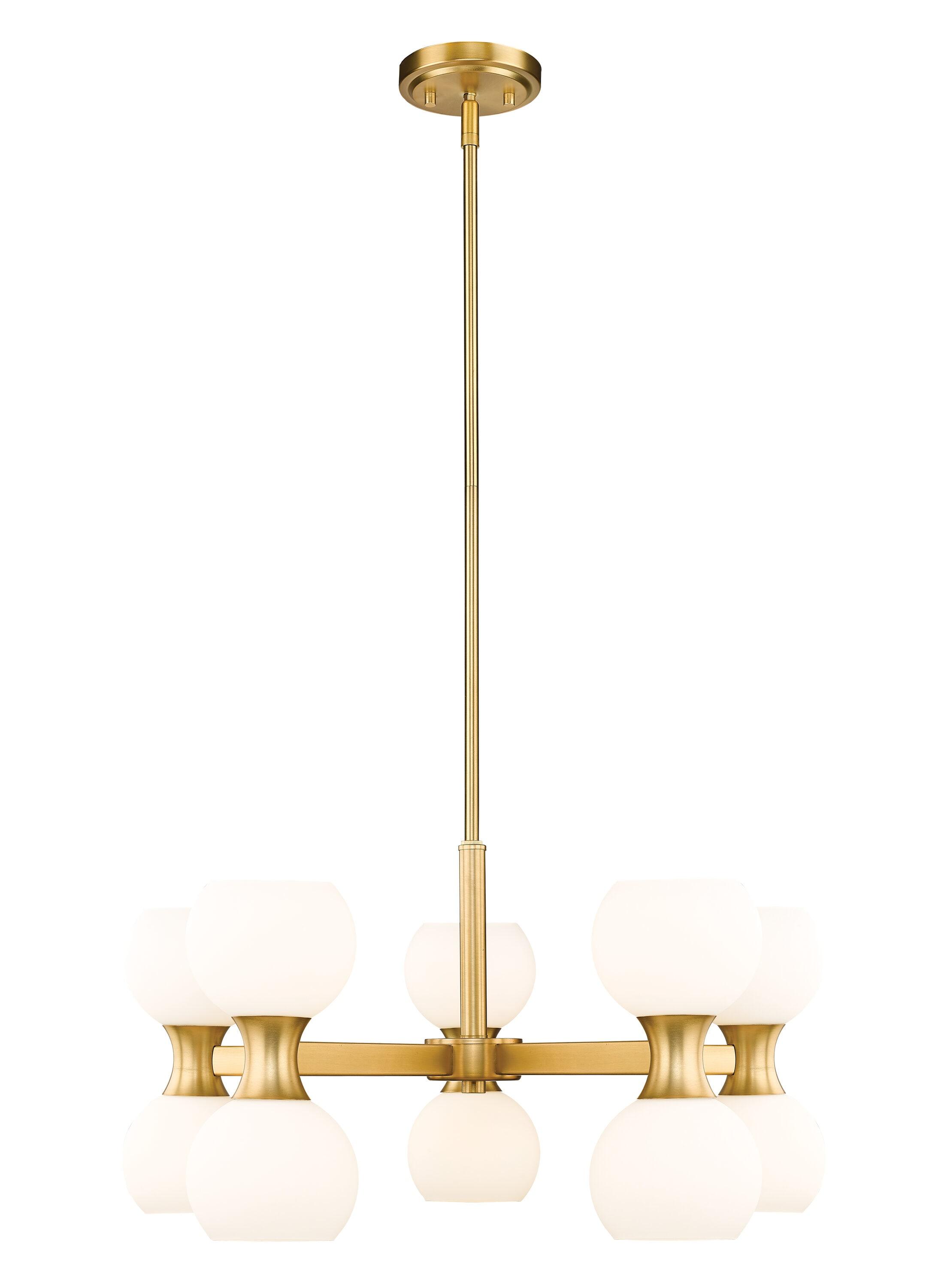 Z-Lite Artemis 10 - Light Chandelier in  Modern Gold