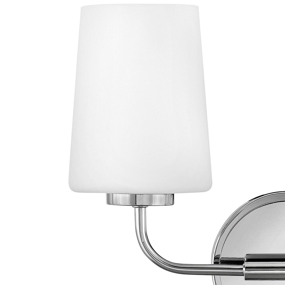 Fitz 2 Light Frosted Dimmable Vanity Light