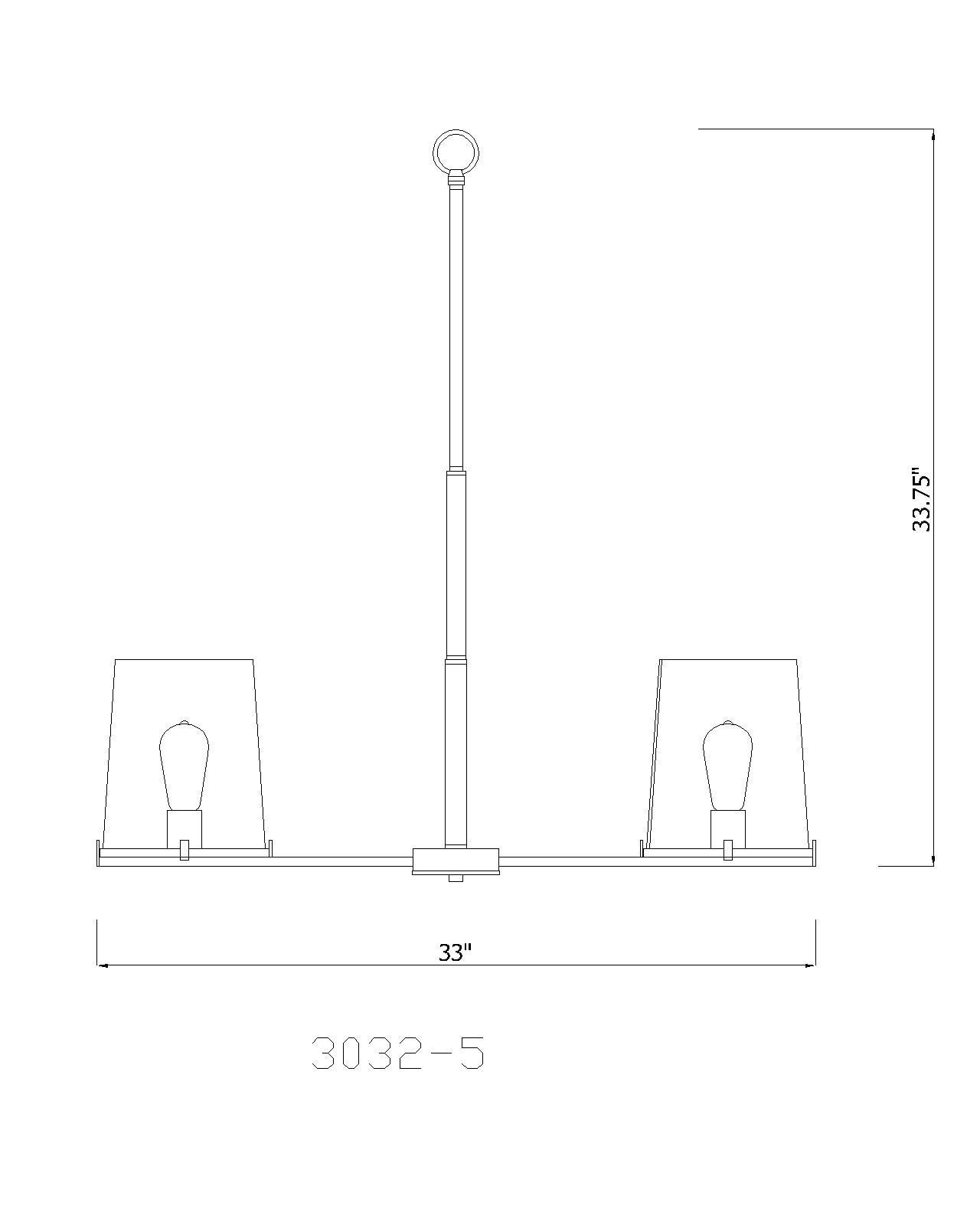 Z-Lite 5 Light Chandelier