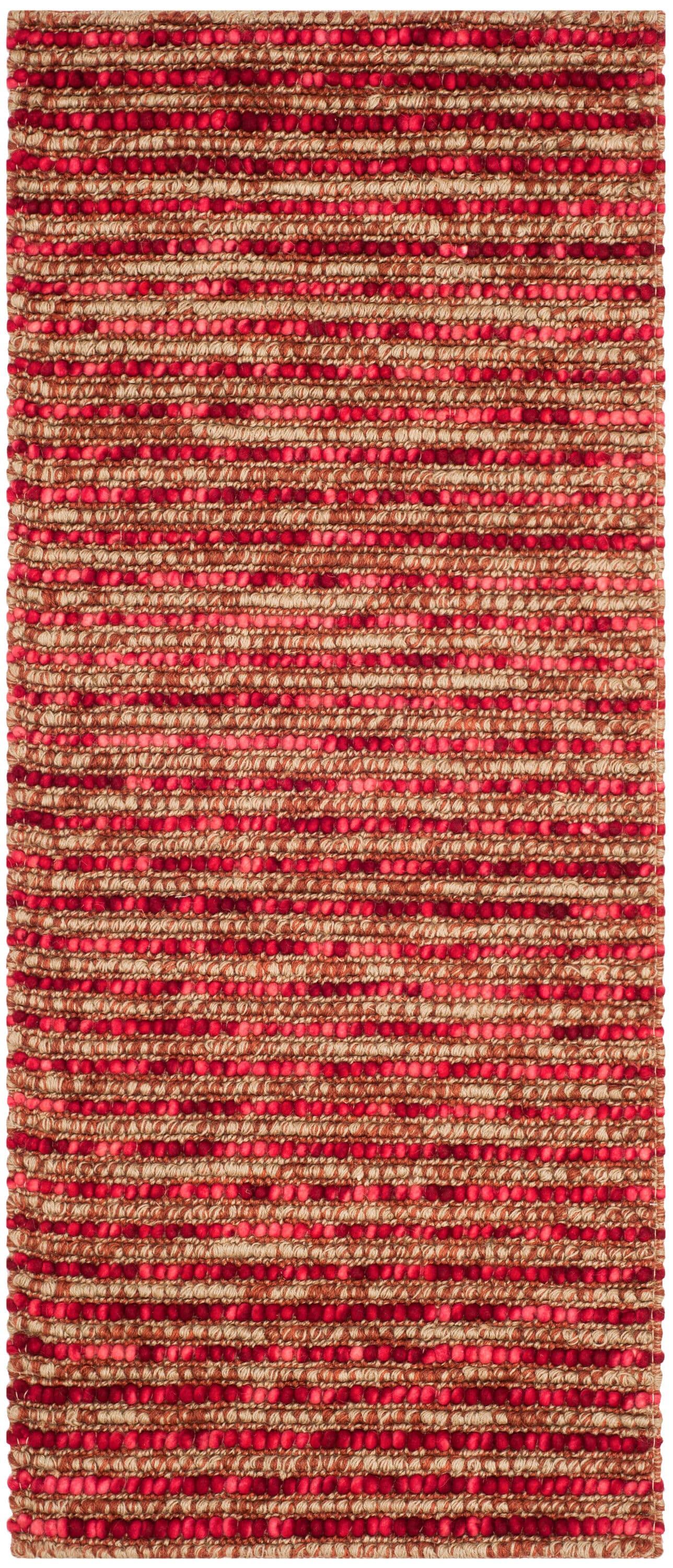 Bohemian BOH525 Hand Woven Runner Rug - Red/Multi - 2'6"x6' - Safavieh.