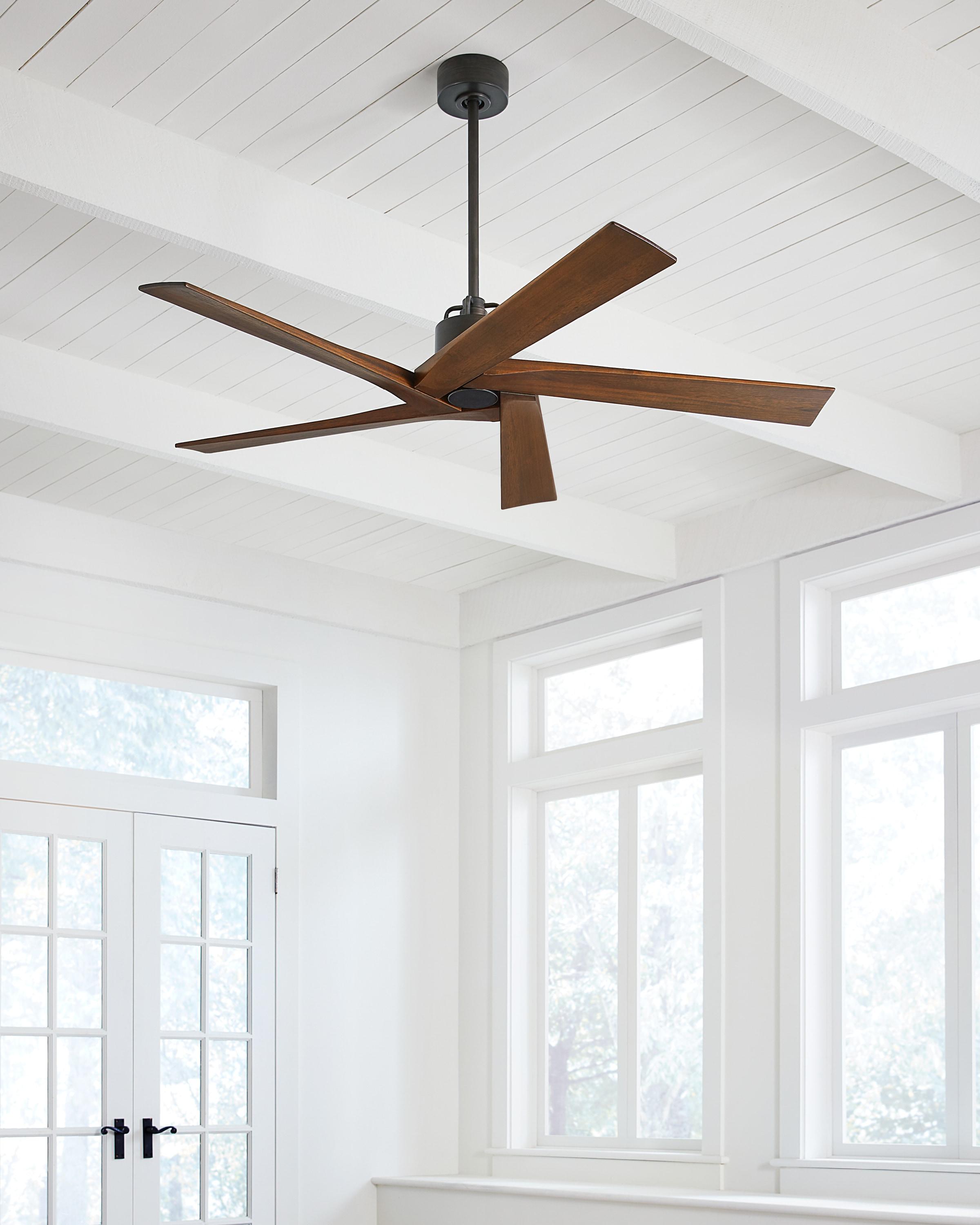 Monte Carlo 5Aspr56 Aspen 56" 5 Blade Indoor Ceiling Fan - Grey