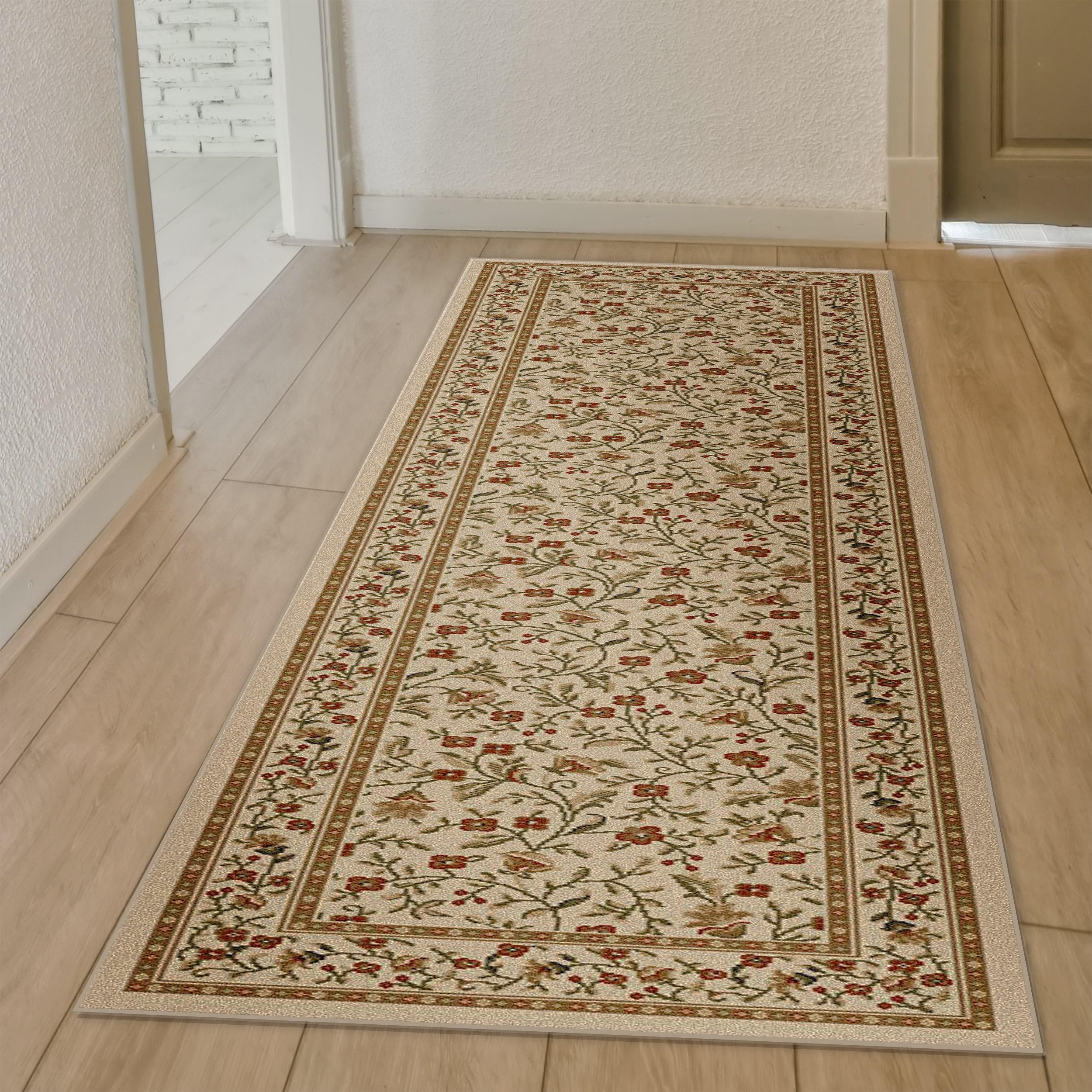 Radici Usa Como Area Rug 1593 Ivory/Brick Italian Bordered 2' 2" x 7' 7" Rectangle
