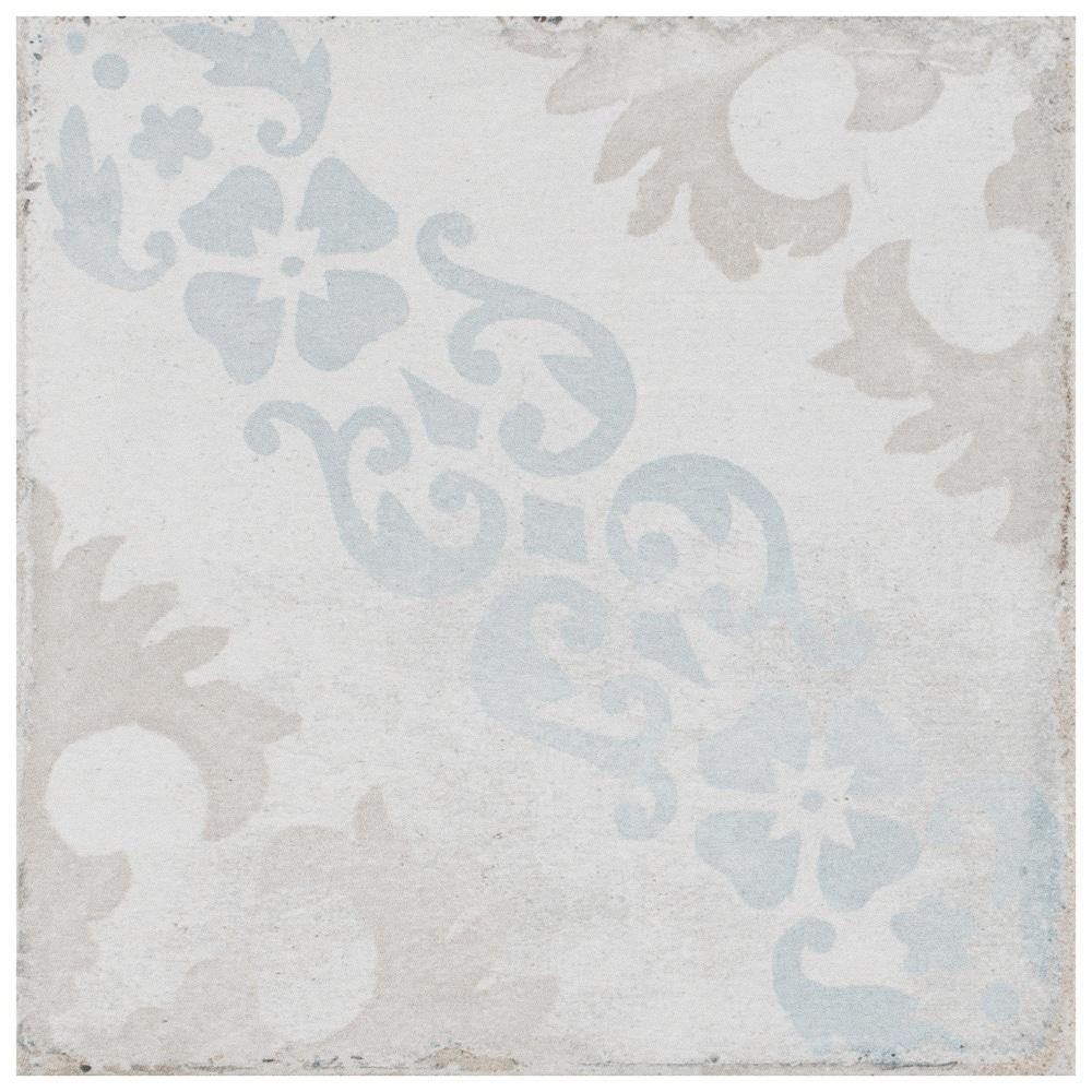 Barcelona 6" x 6" Porcelain Patterned Wall & Floor Tile