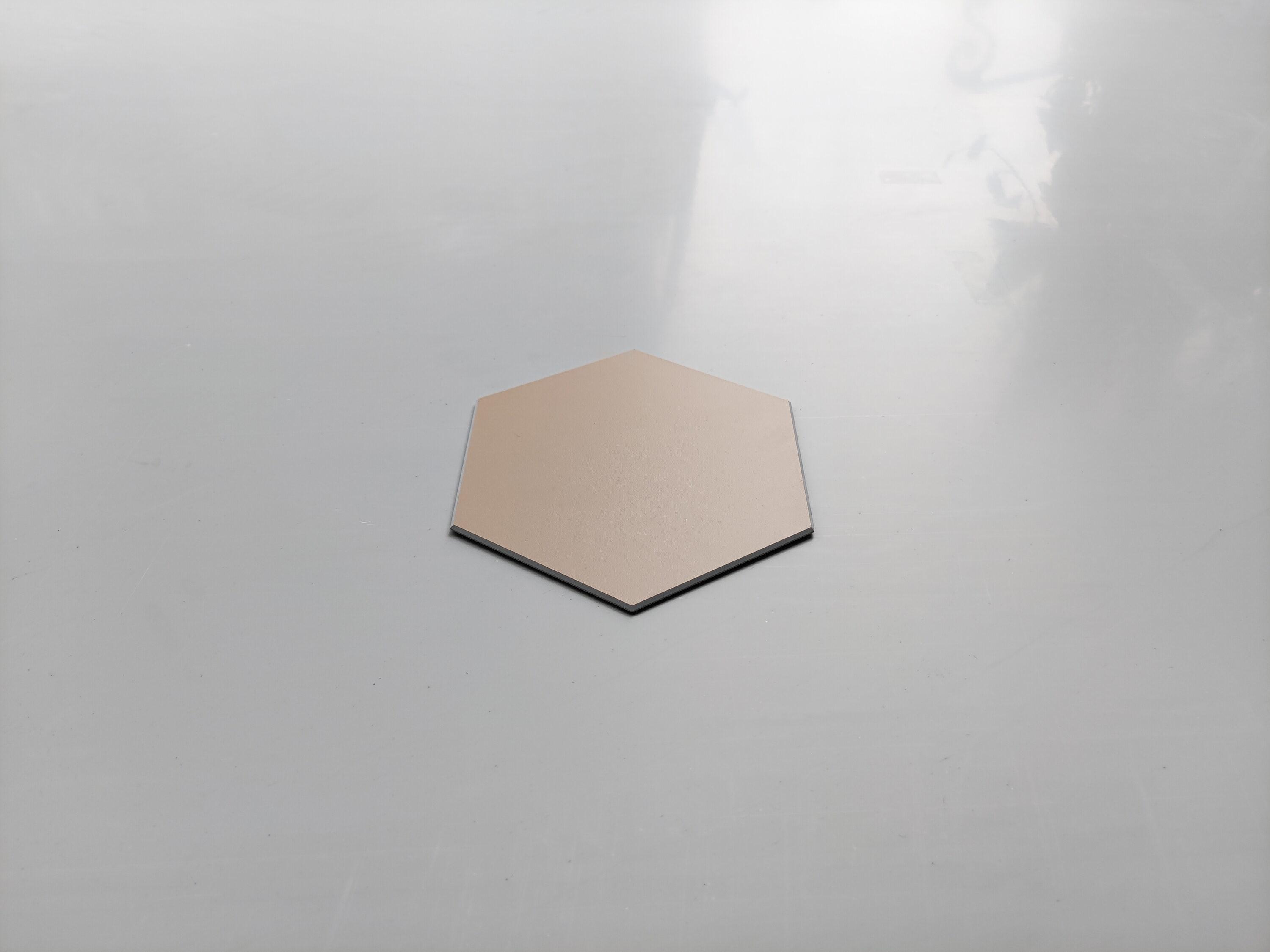 Bex 6" x 6.9" Hexagon Stone Composite Peel & Stick Wall Tile