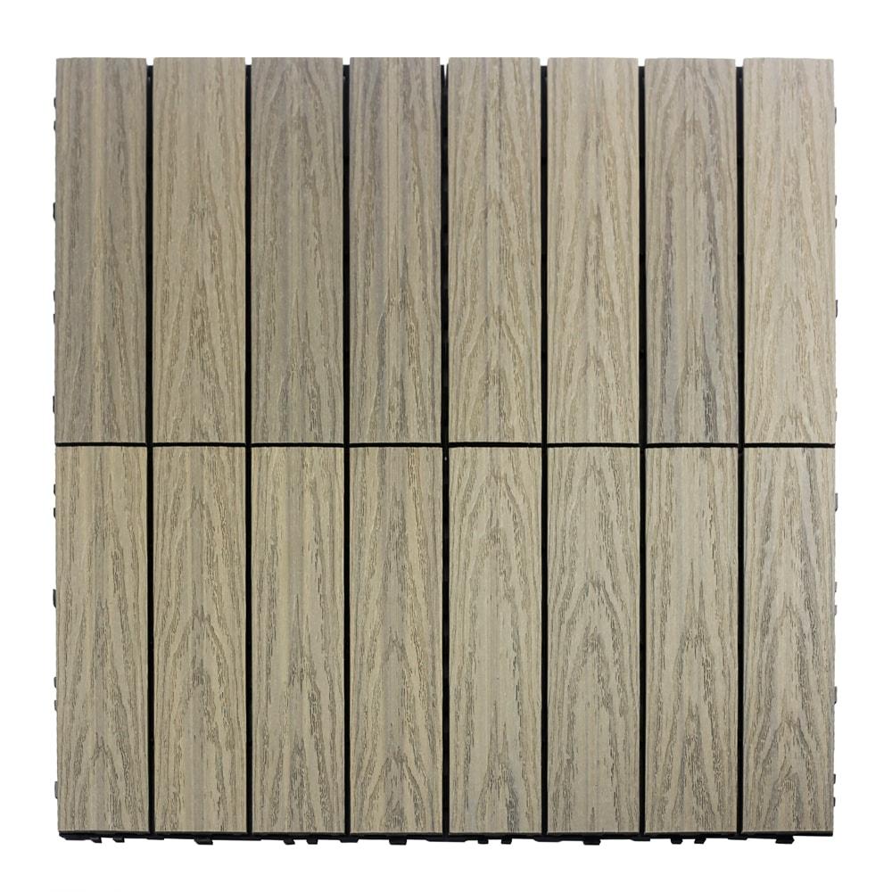 UltraShield Naturale Composite 12" x 12" Interlocking Deck Tile