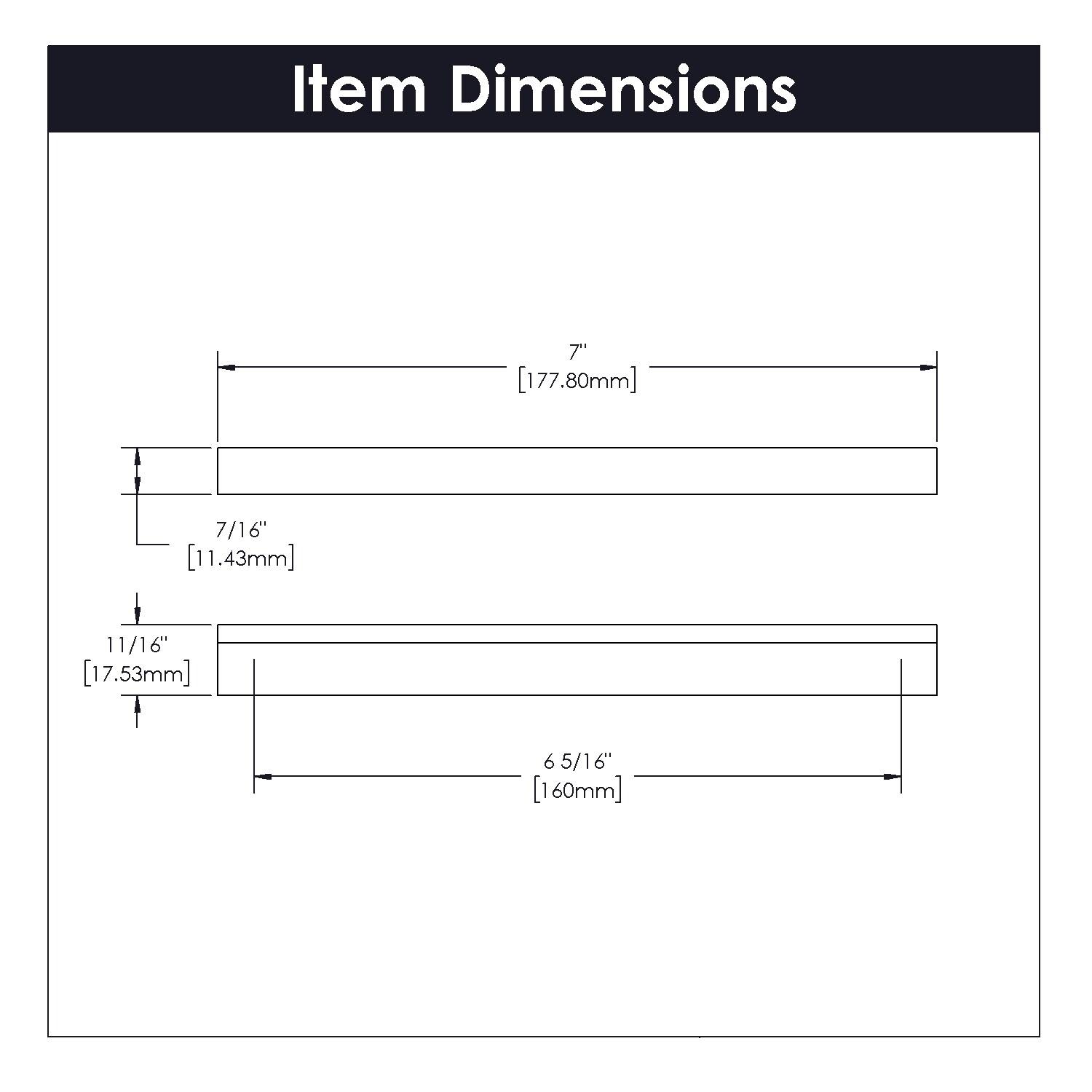 Hickory Hardware Streamline Kitchen Cabinet Handles, Solid Core Drawer Pulls for Cabinet Doors