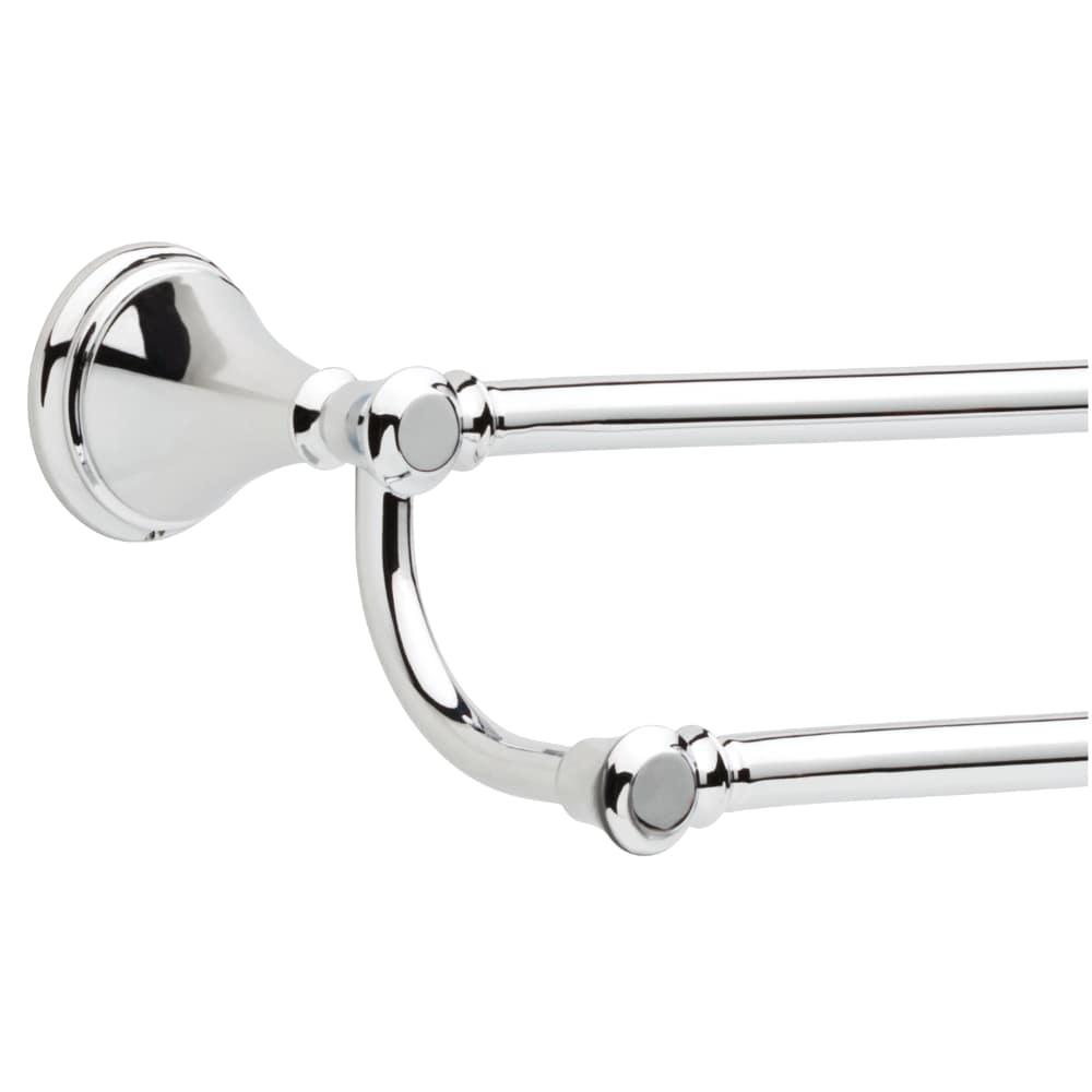 Cassidy 24 in. Wall Mount Double Towel Bar Bath Hardware Accessory