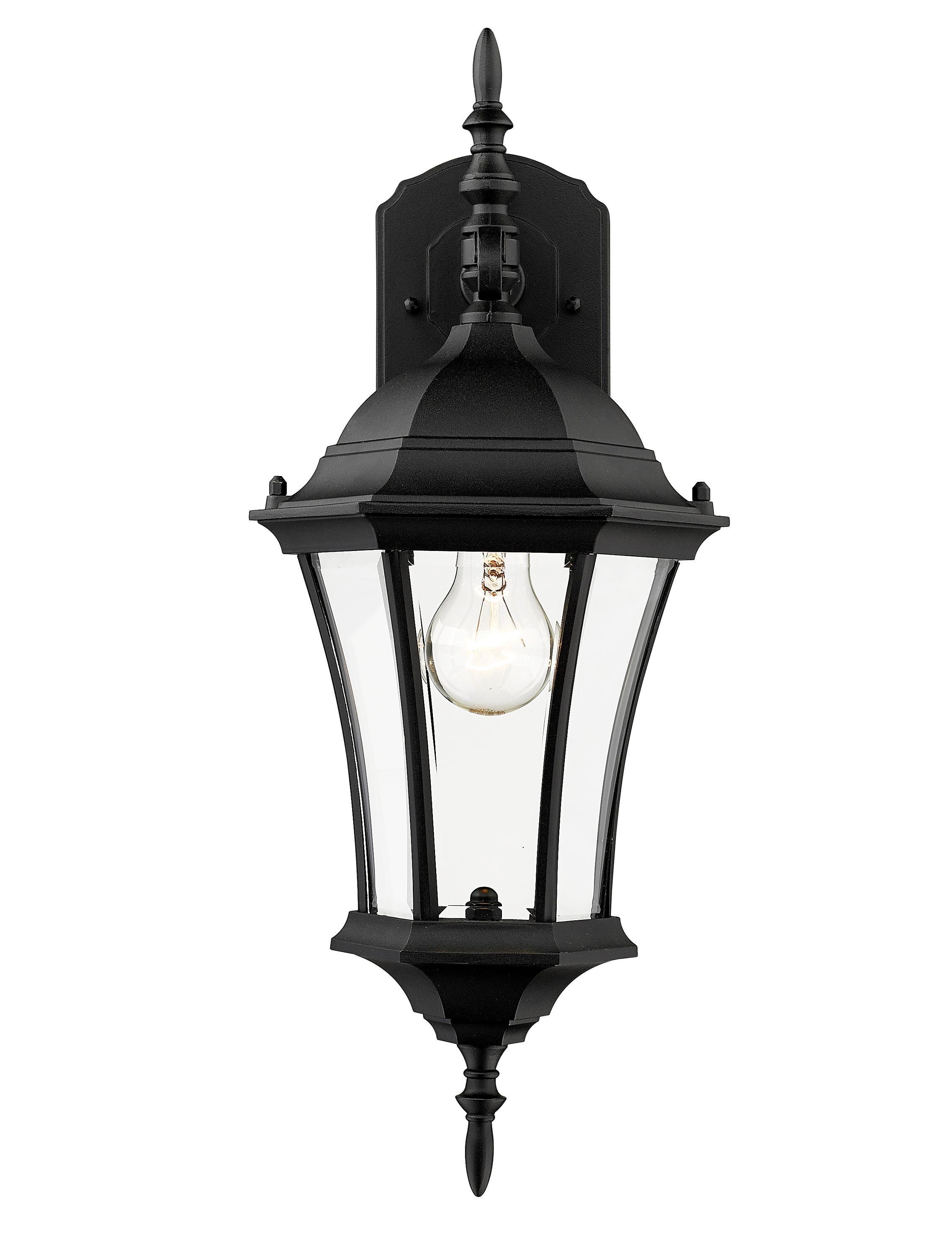 Z-Lite Wakefield Outdoor 1-Light Wall Sconce, Black